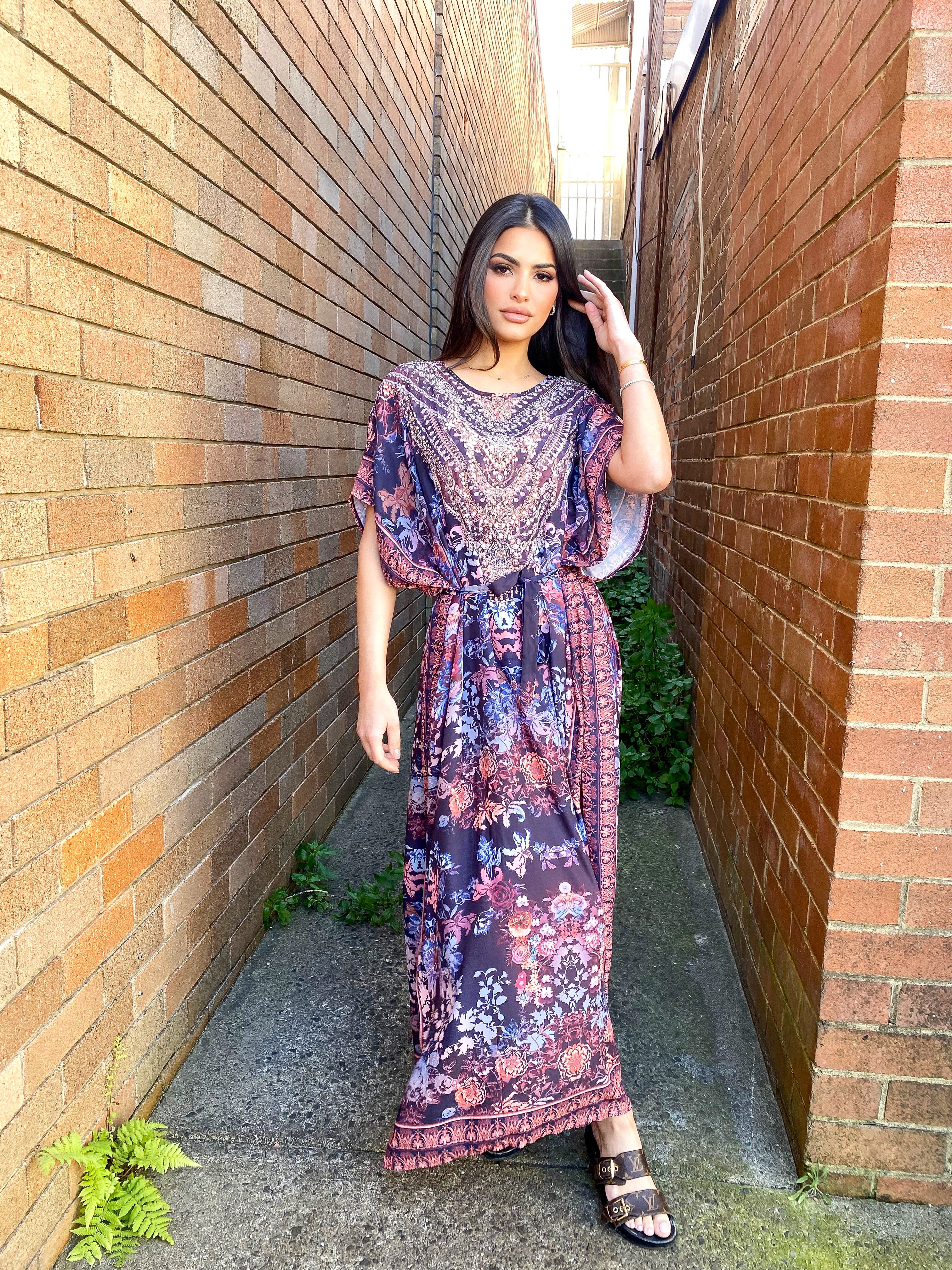 Midnight Rose Kaftan