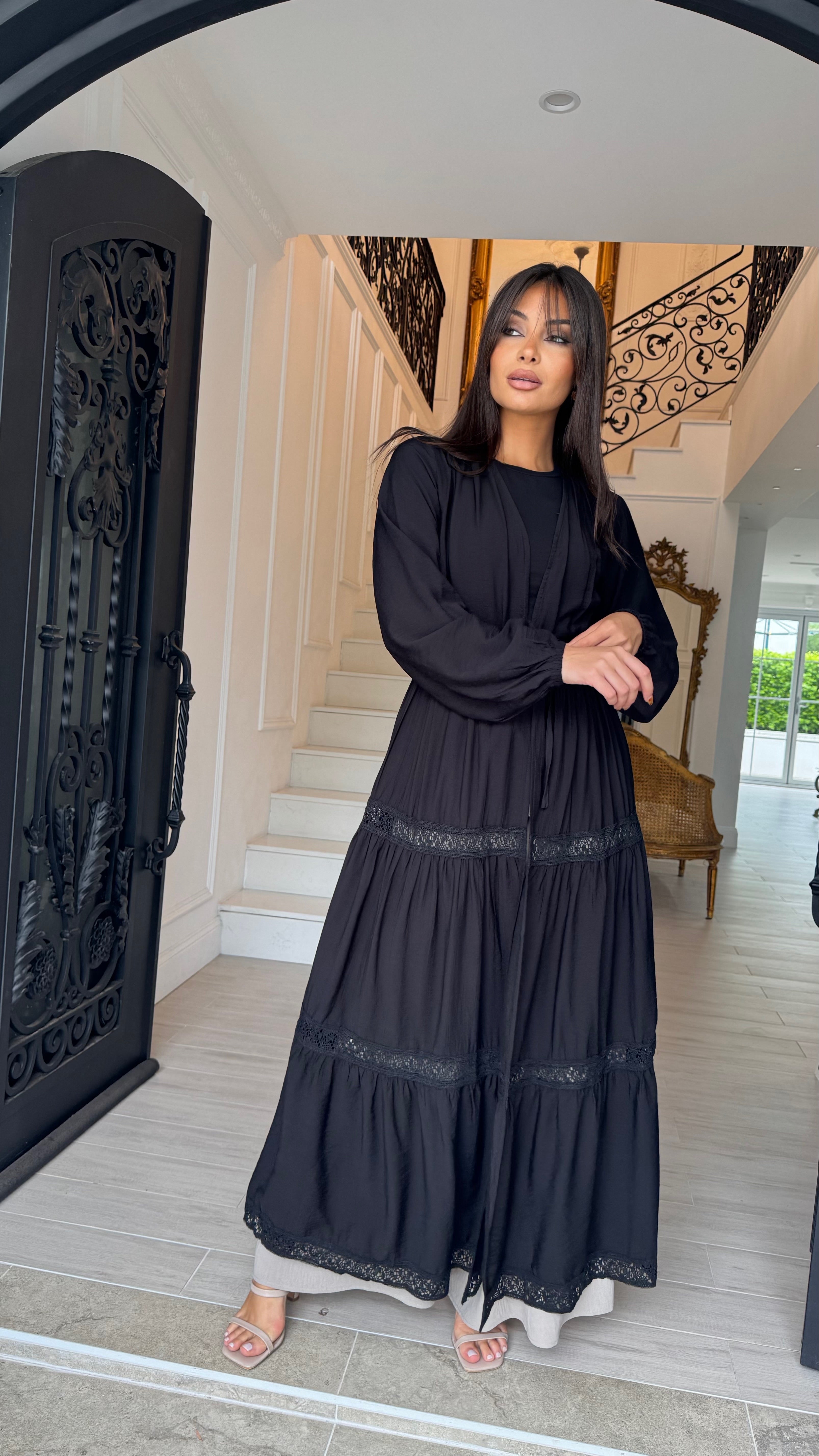 Alira Lace Detail Cape