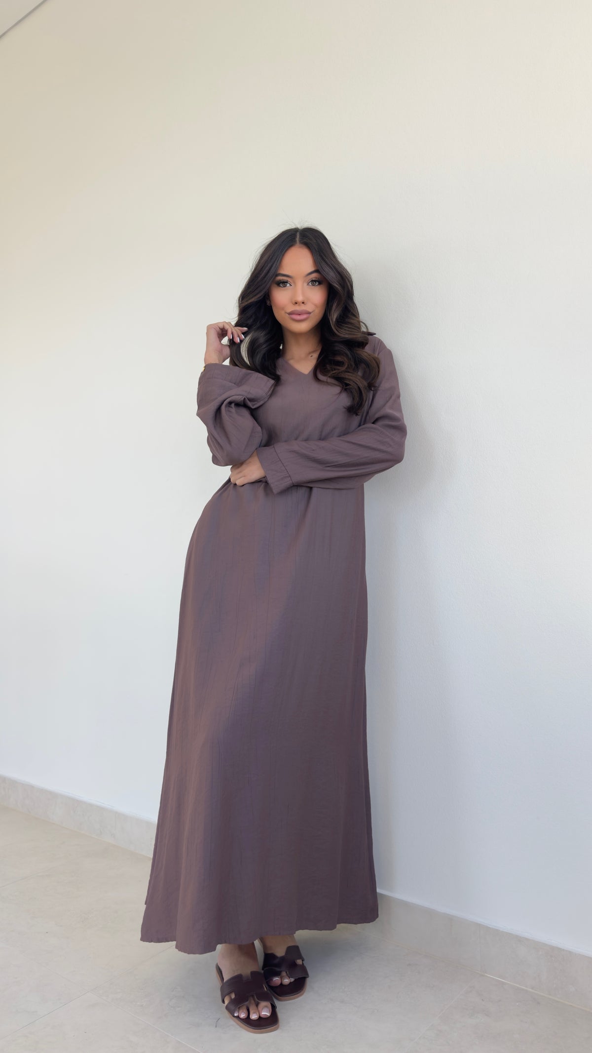 Spring flow Abaya