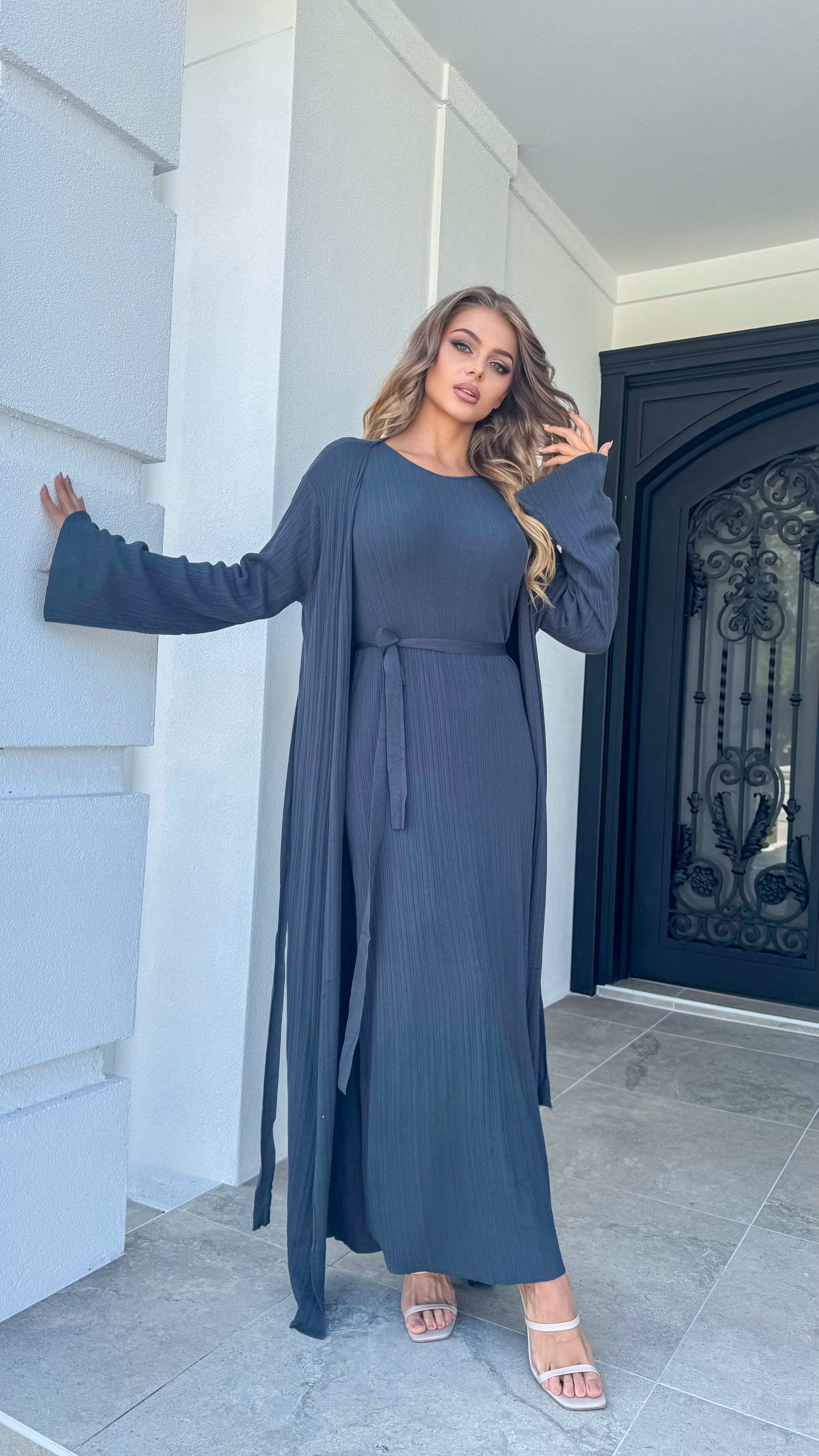 Lightweight knit maxi Set
