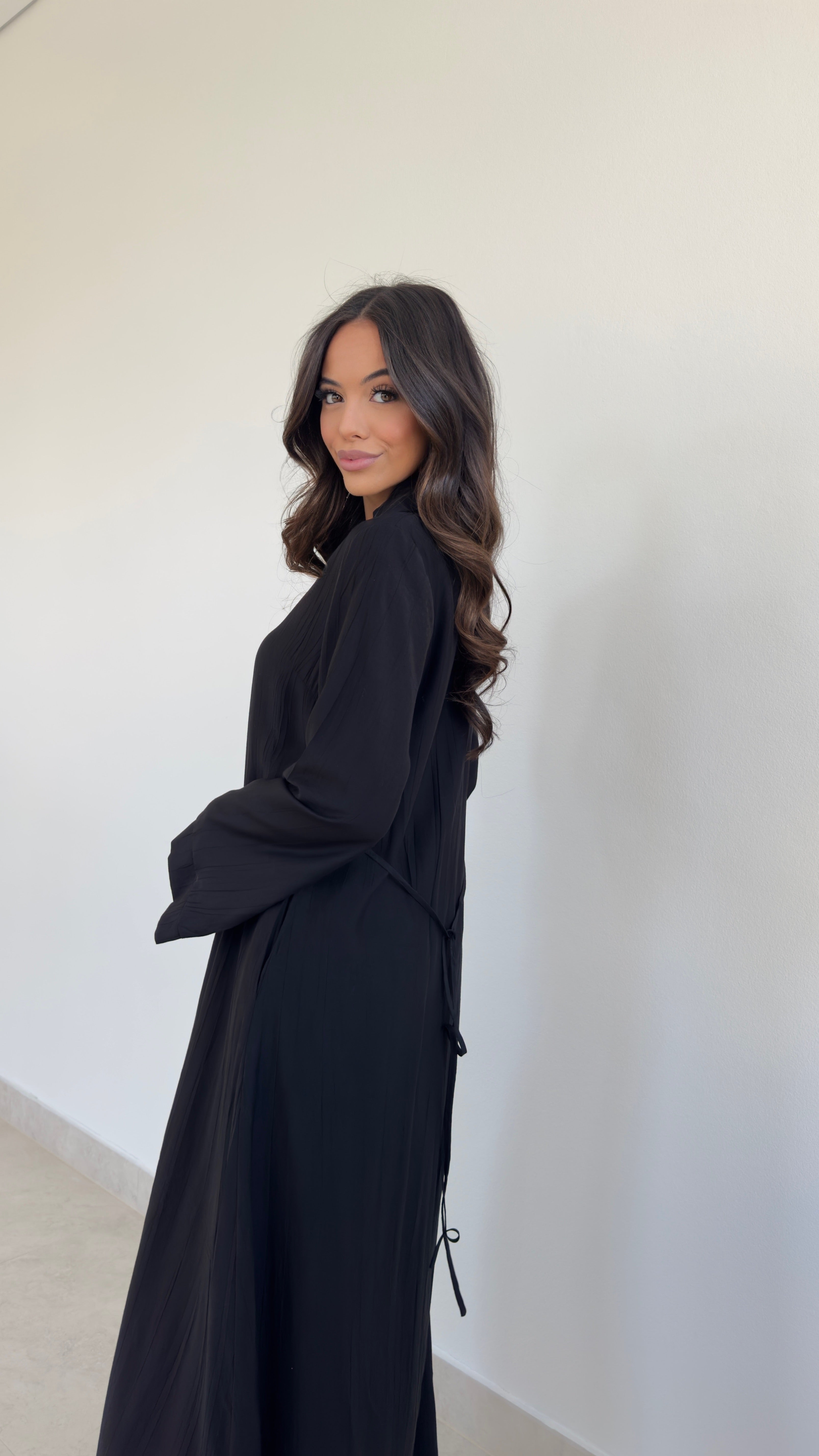 Spring flow Abaya