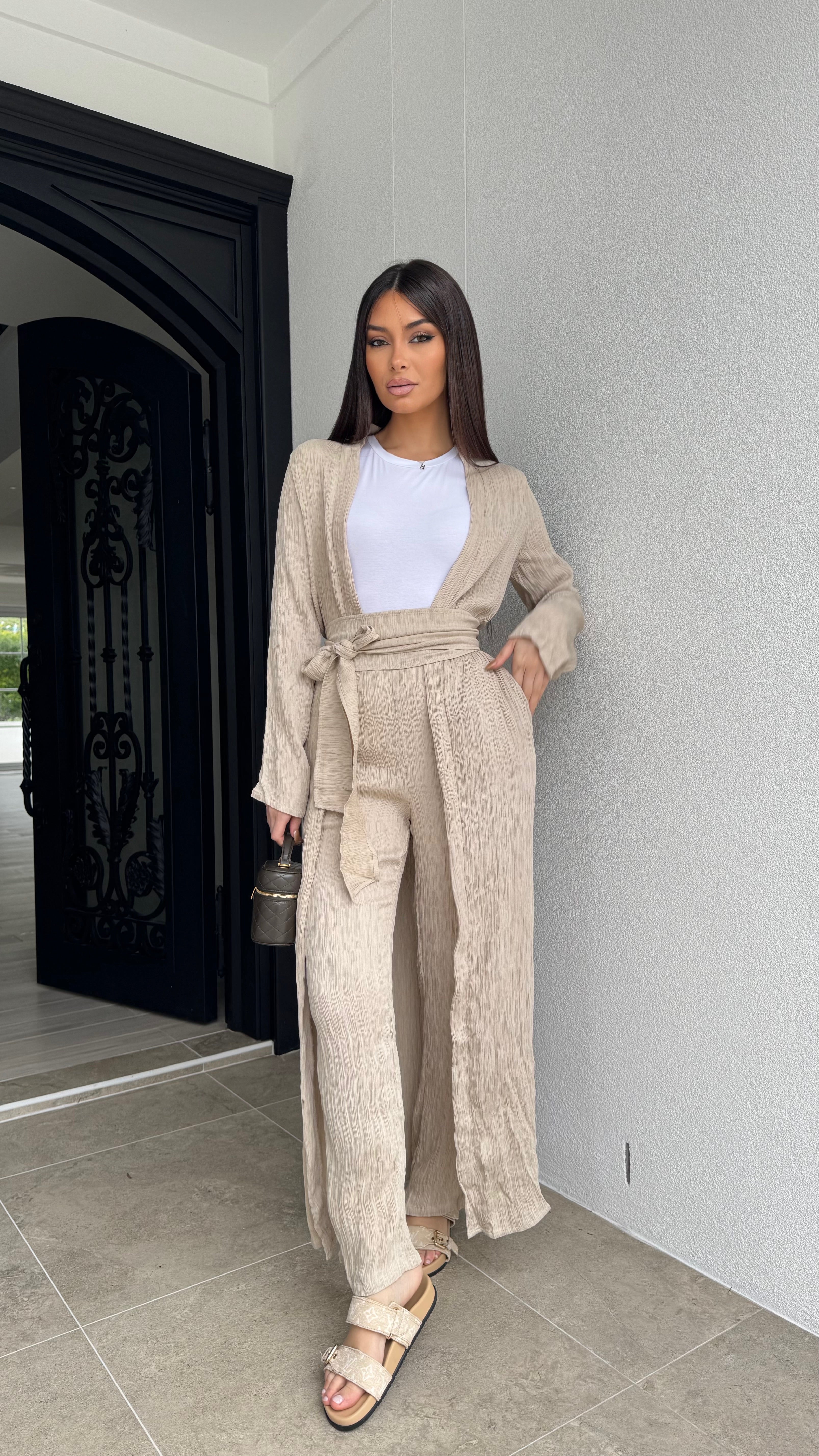 Linda crinkle Set