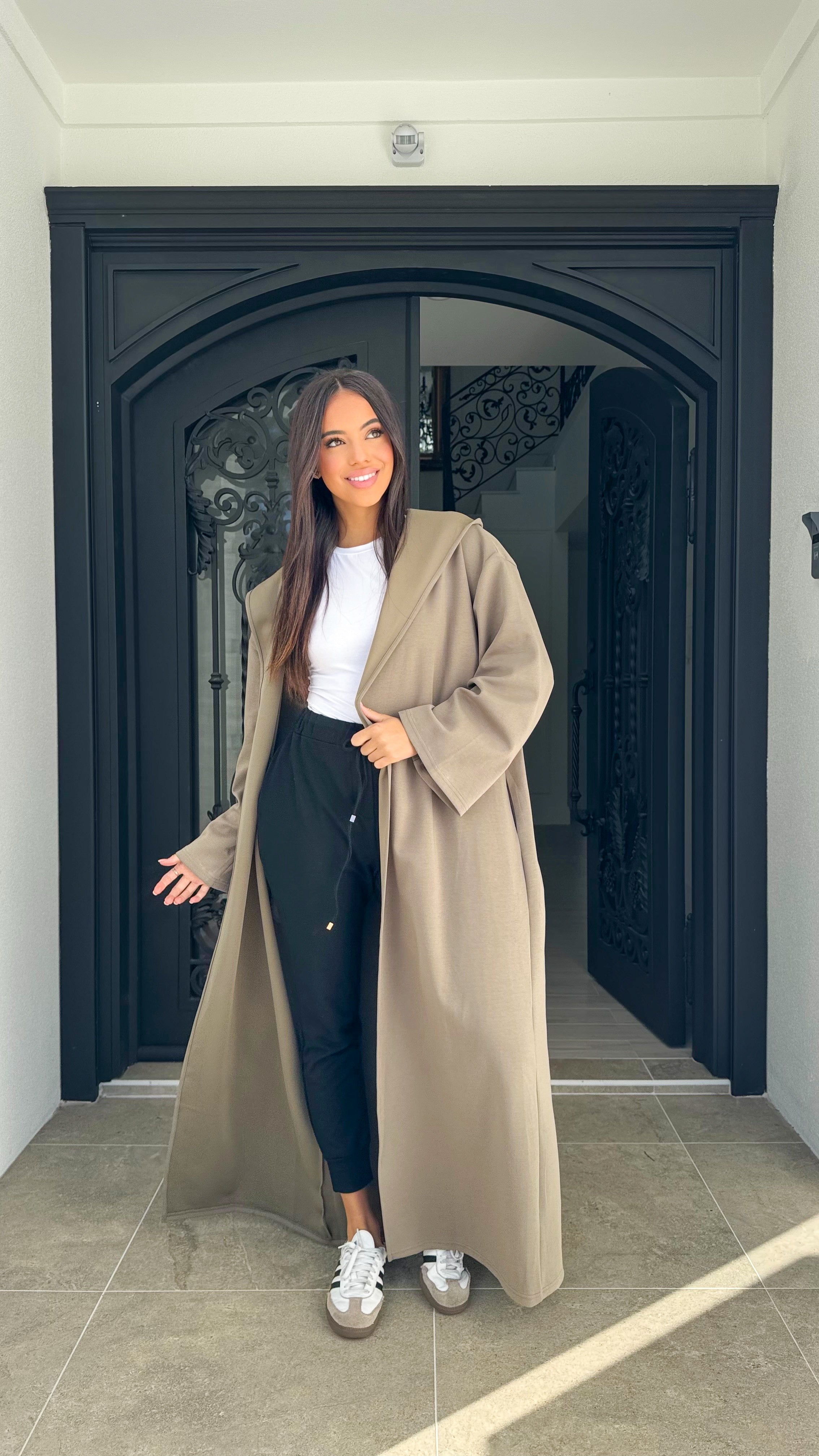 Ponte Hooded Cape