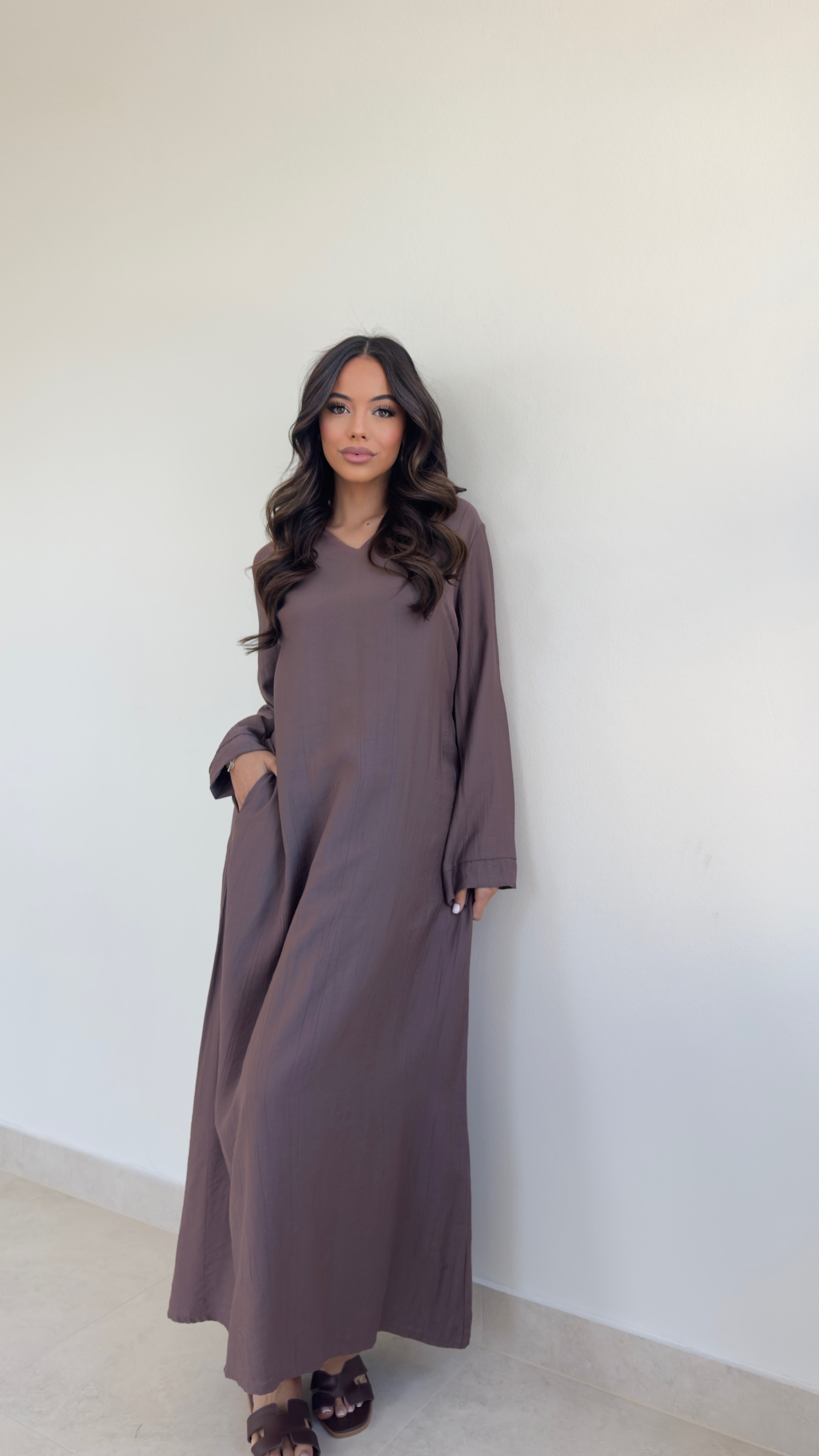 Spring flow Abaya