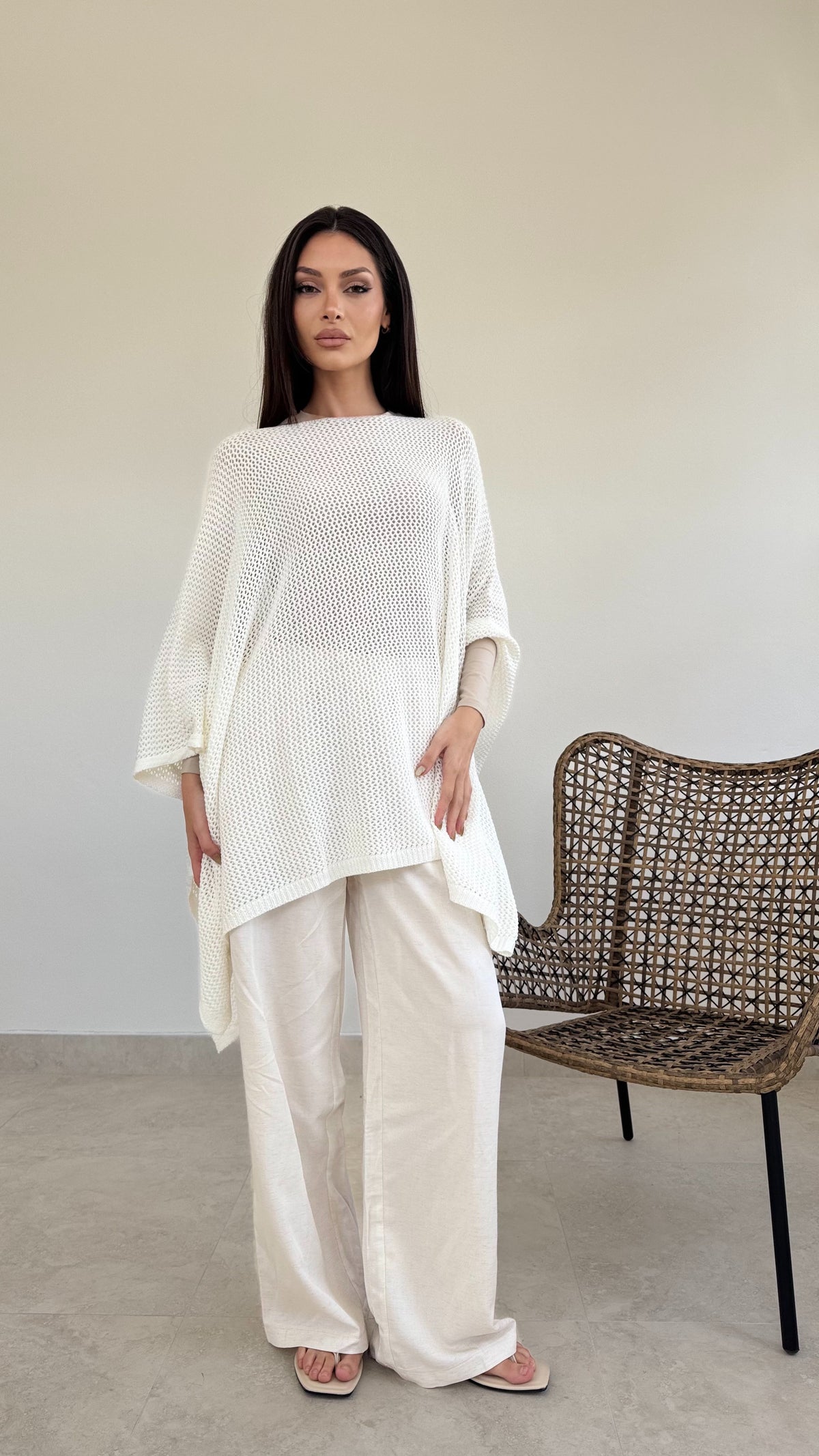 Crochet poncho