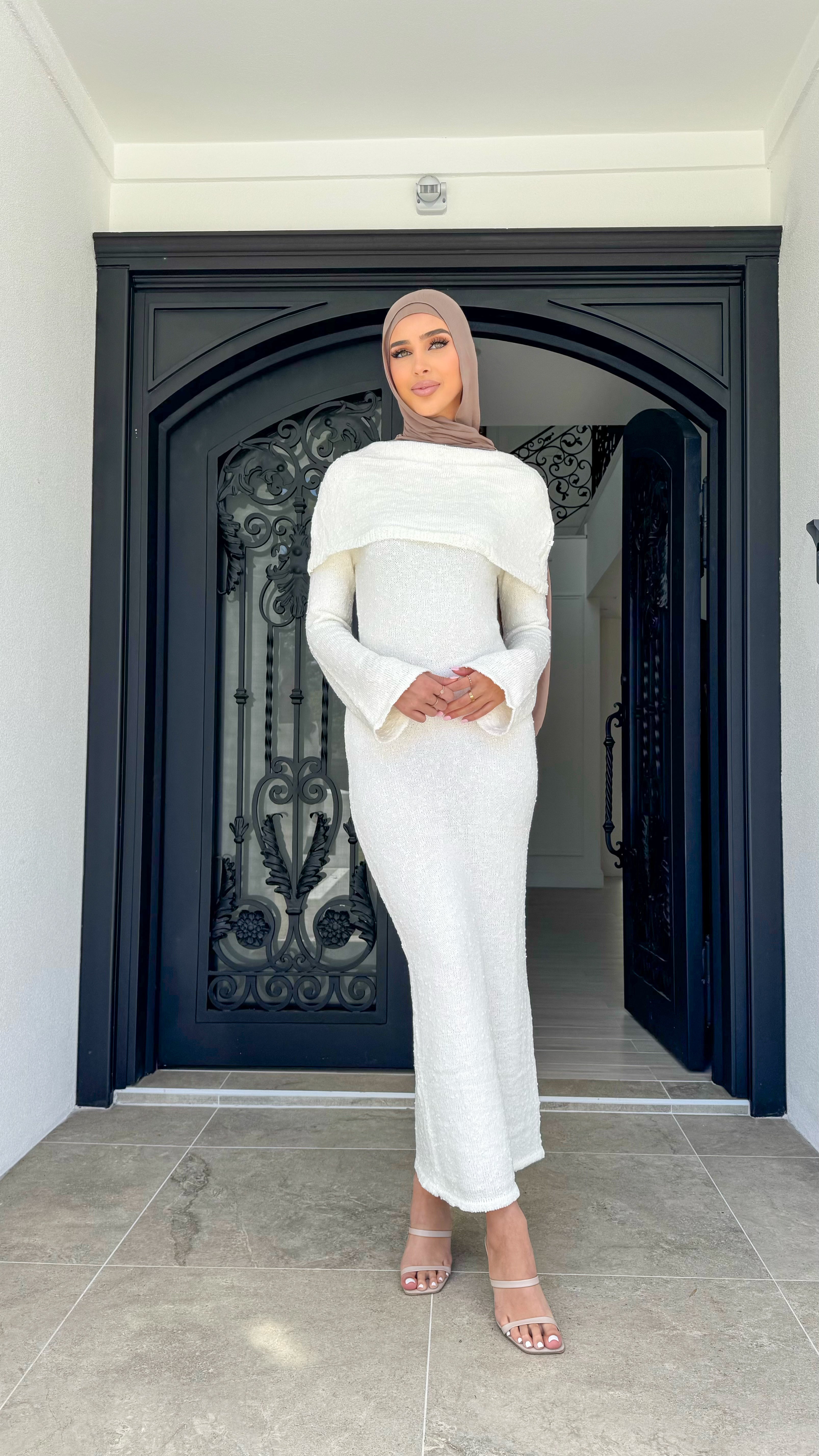 Glam off shoulder dress