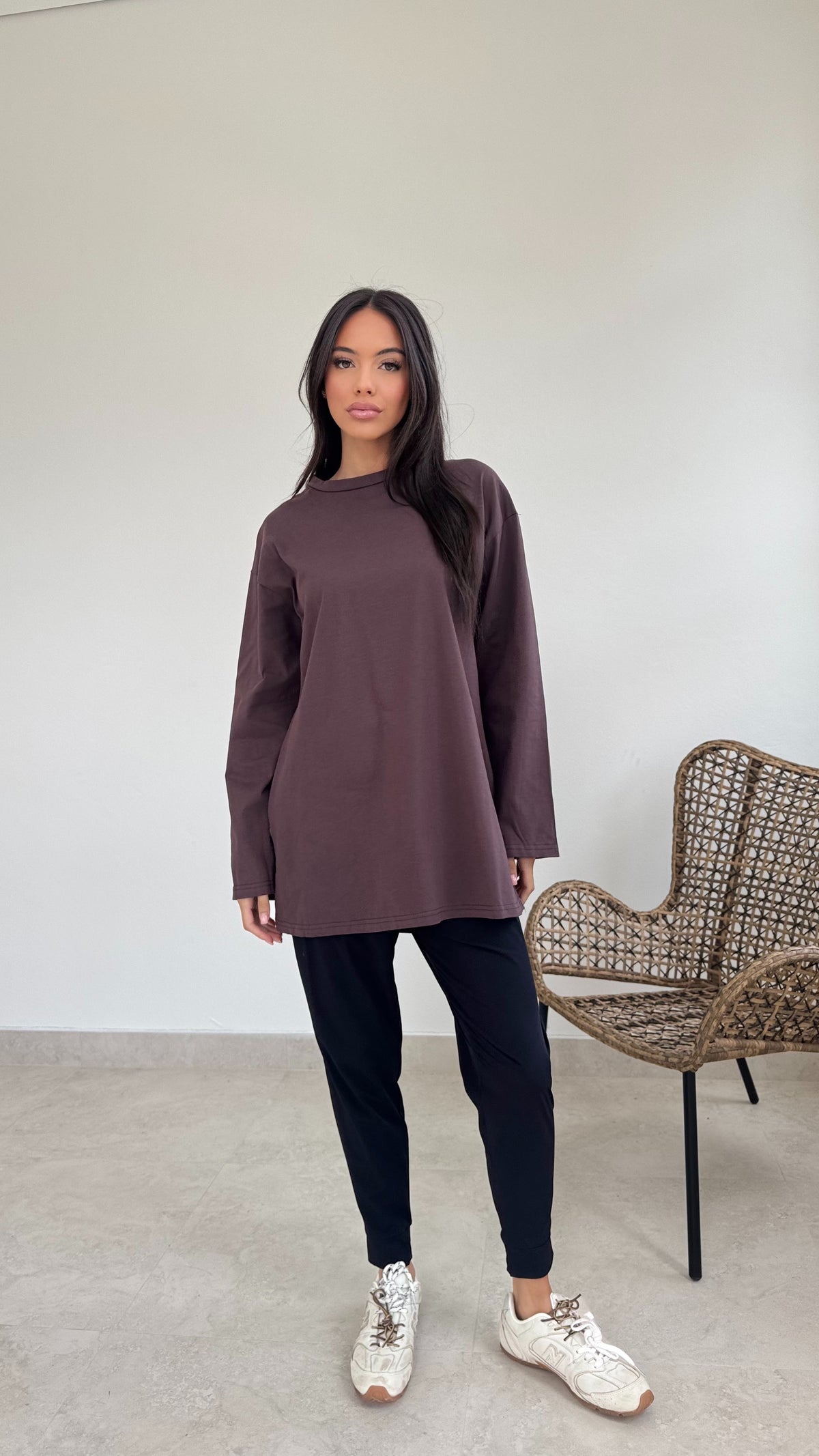 Relaxed long sleeve tee