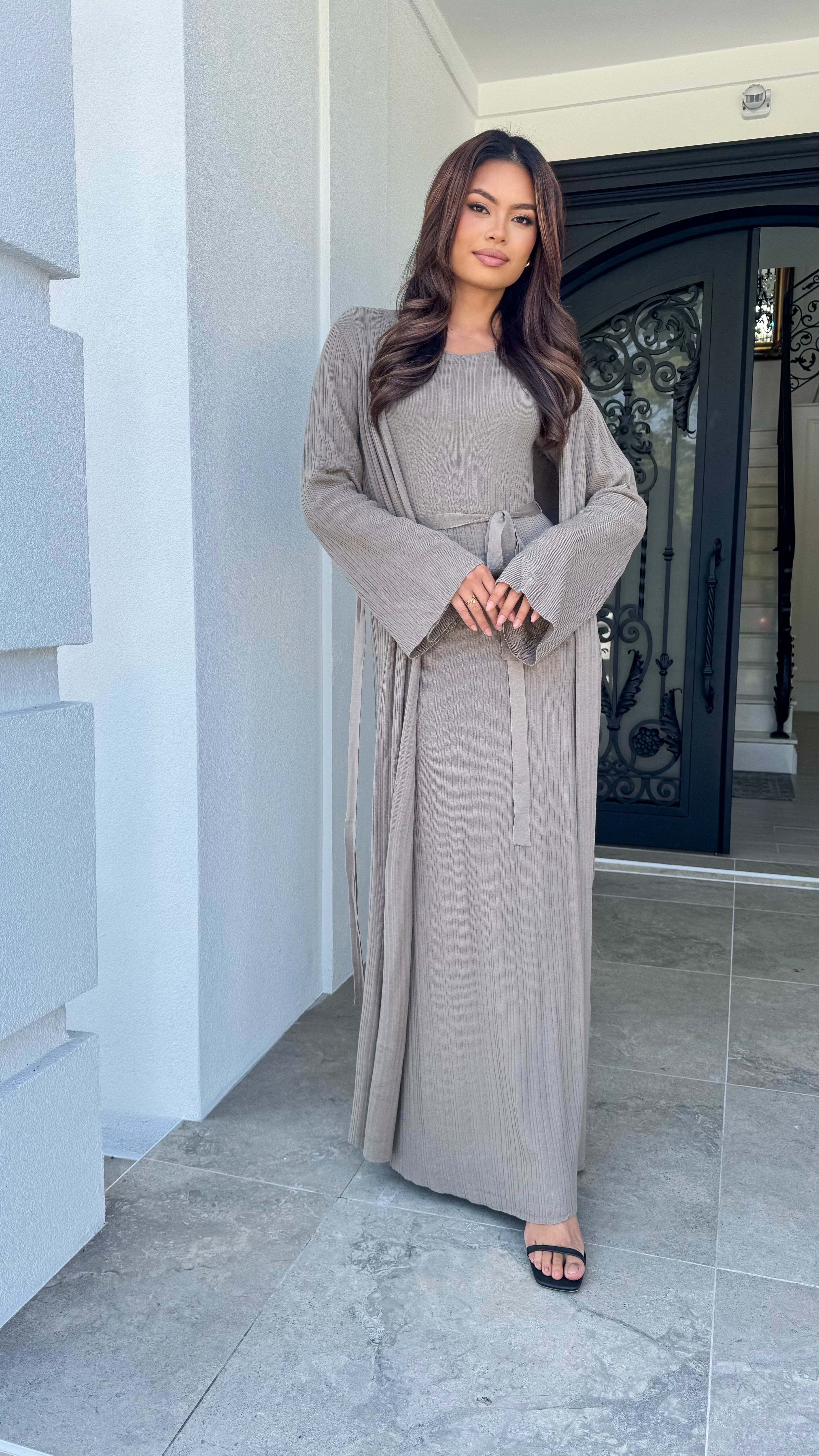 Lightweight knit maxi Set