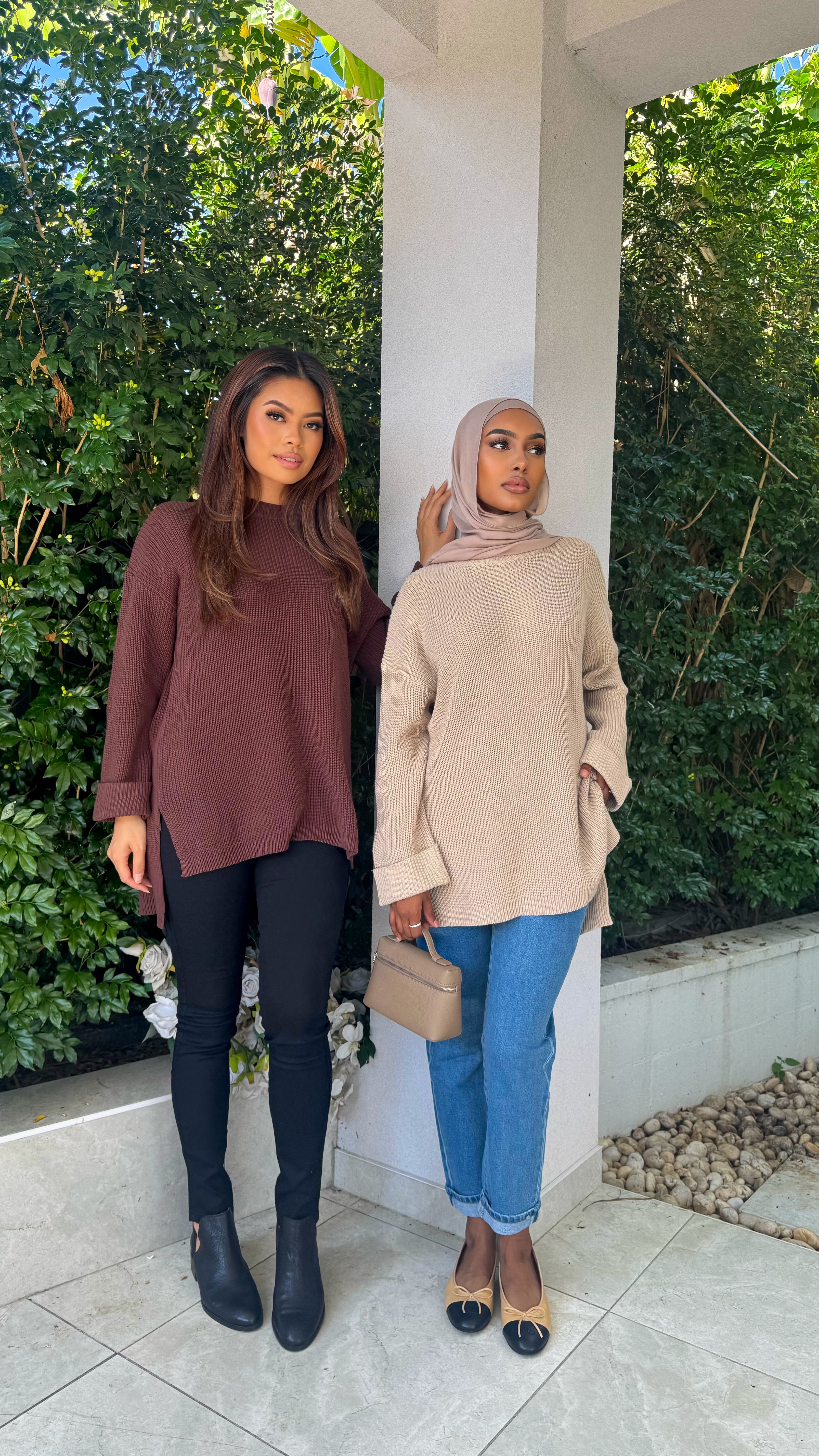 Oversized HiLow knit