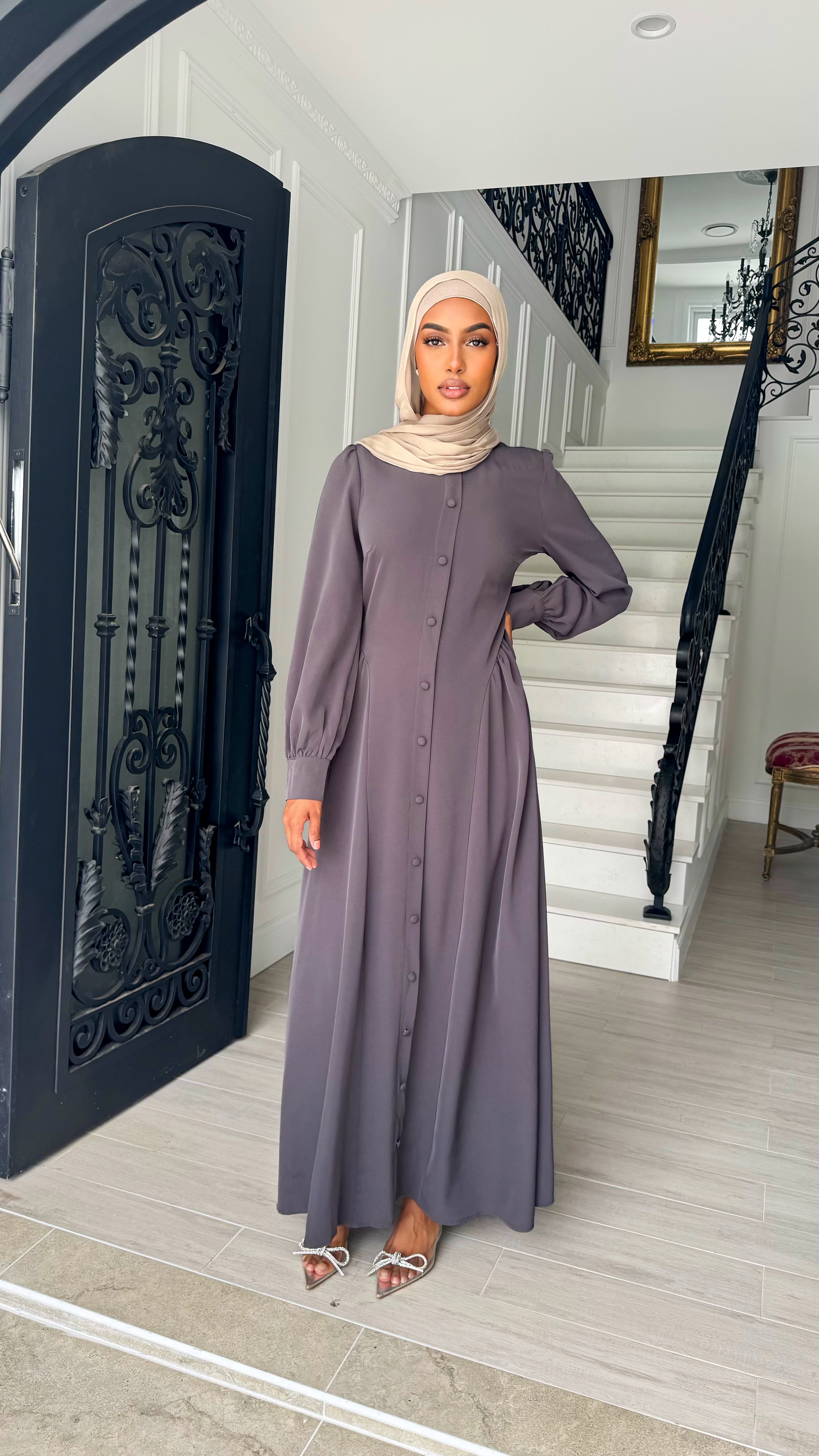 Nadirah babydoll maxi