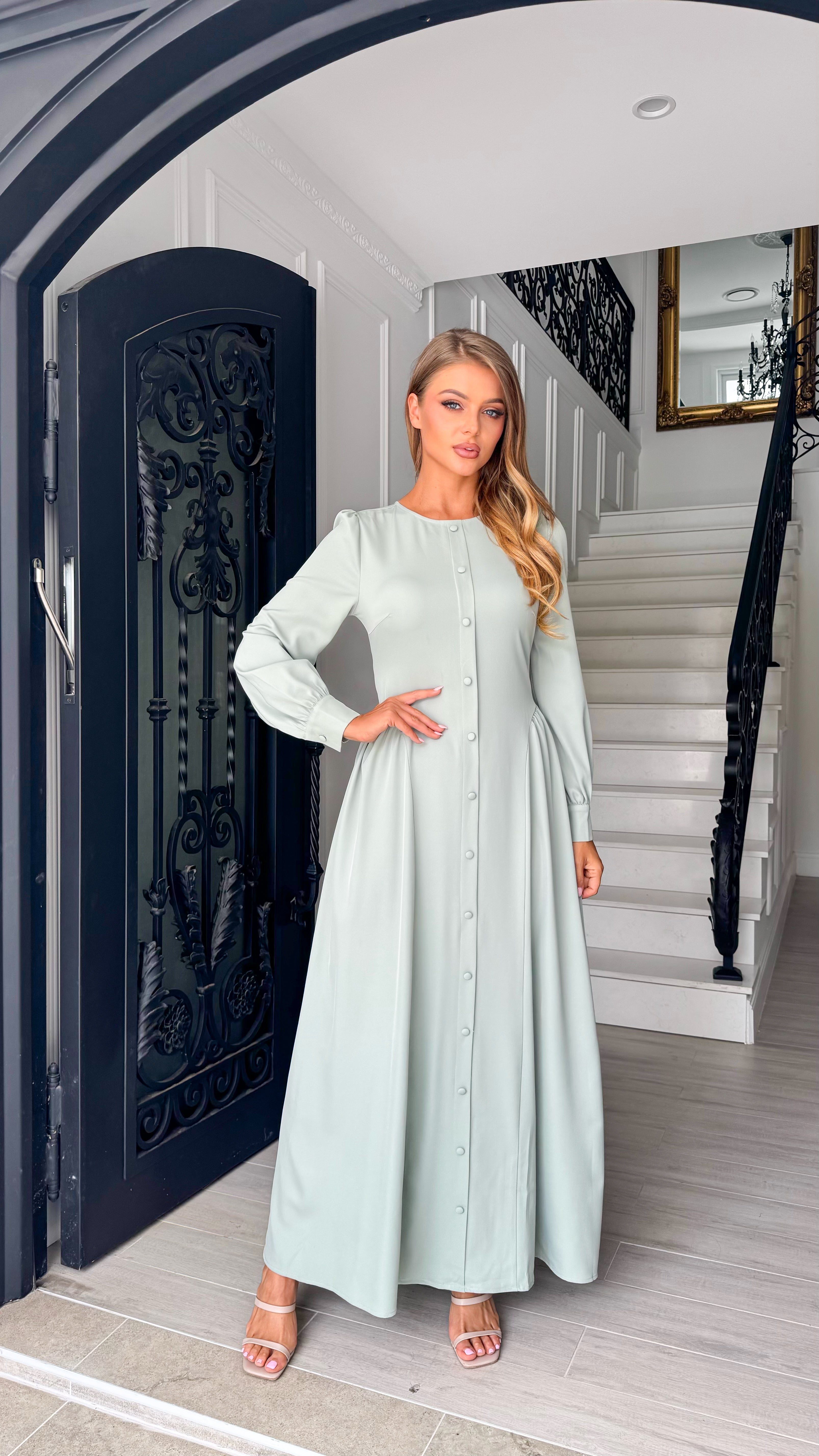 Nadirah babydoll maxi