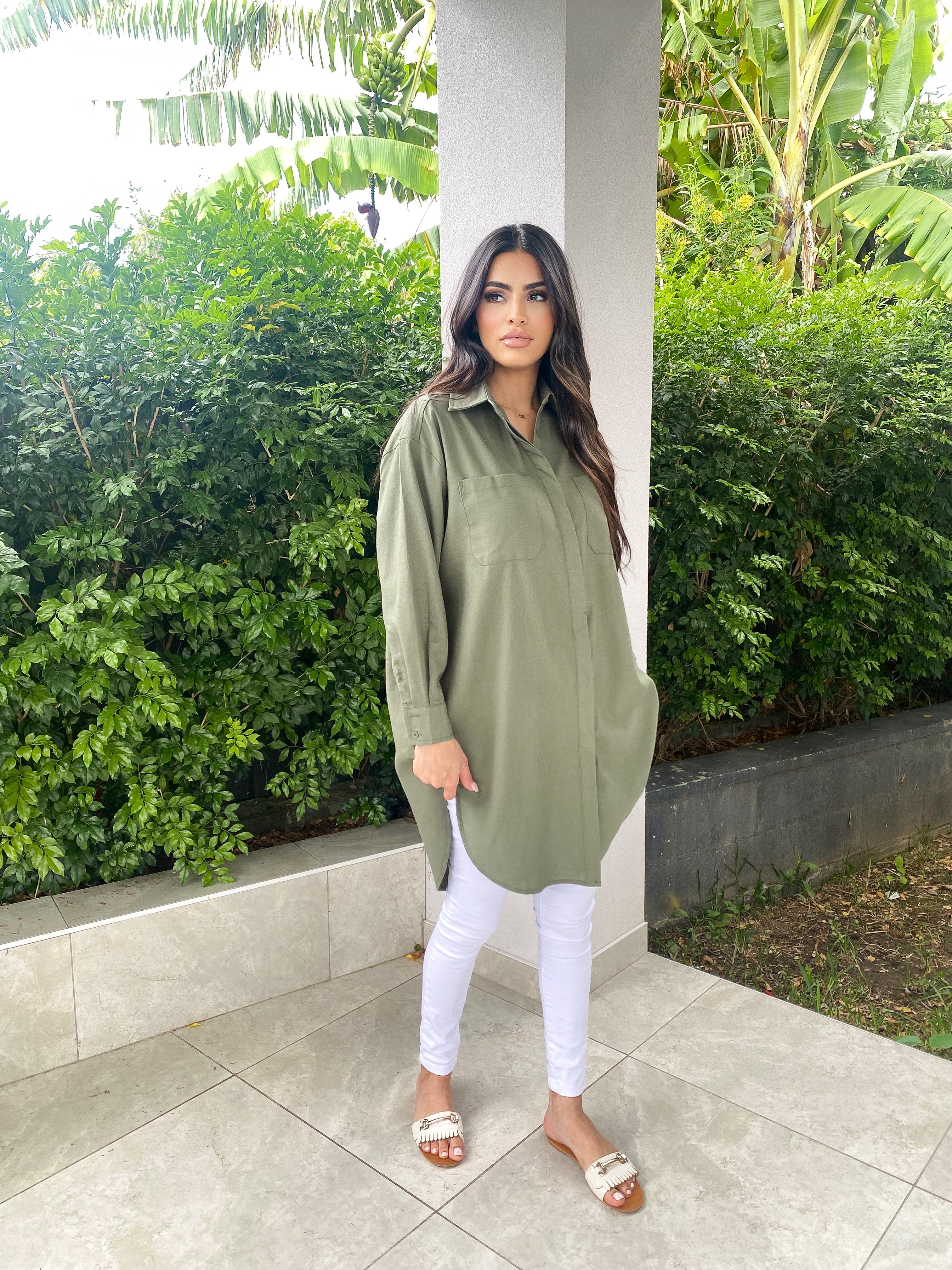 Linen Oversized Shirt