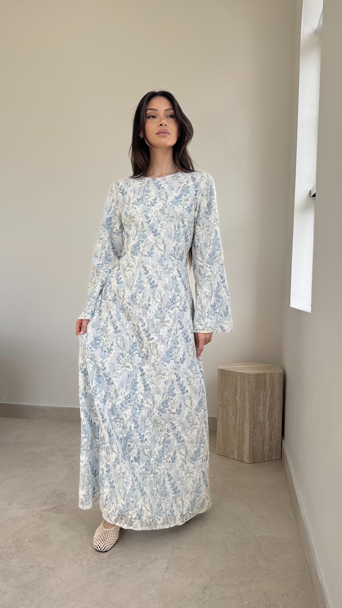Floral lace maxi