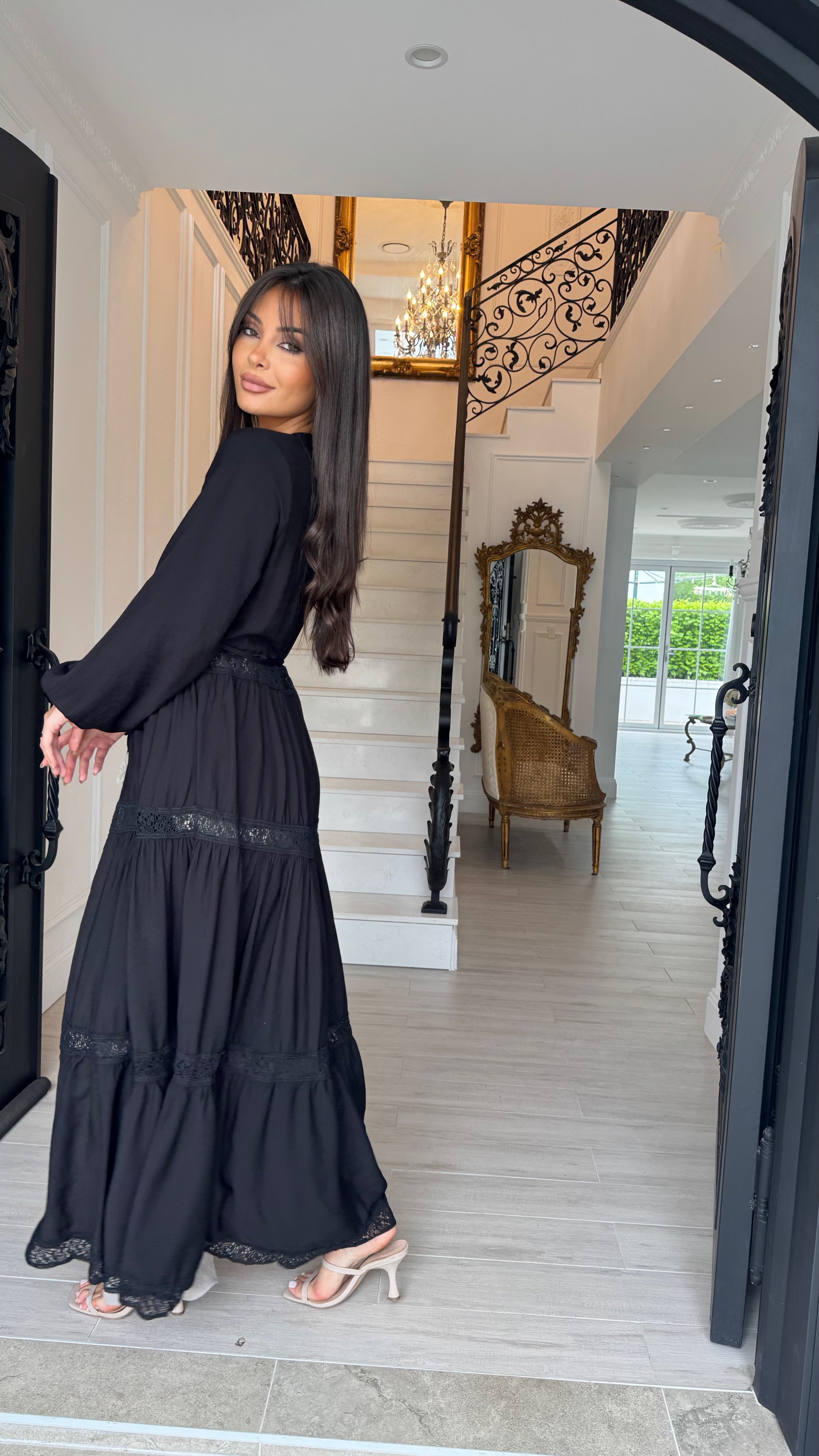 Alira Lace Detail Cape