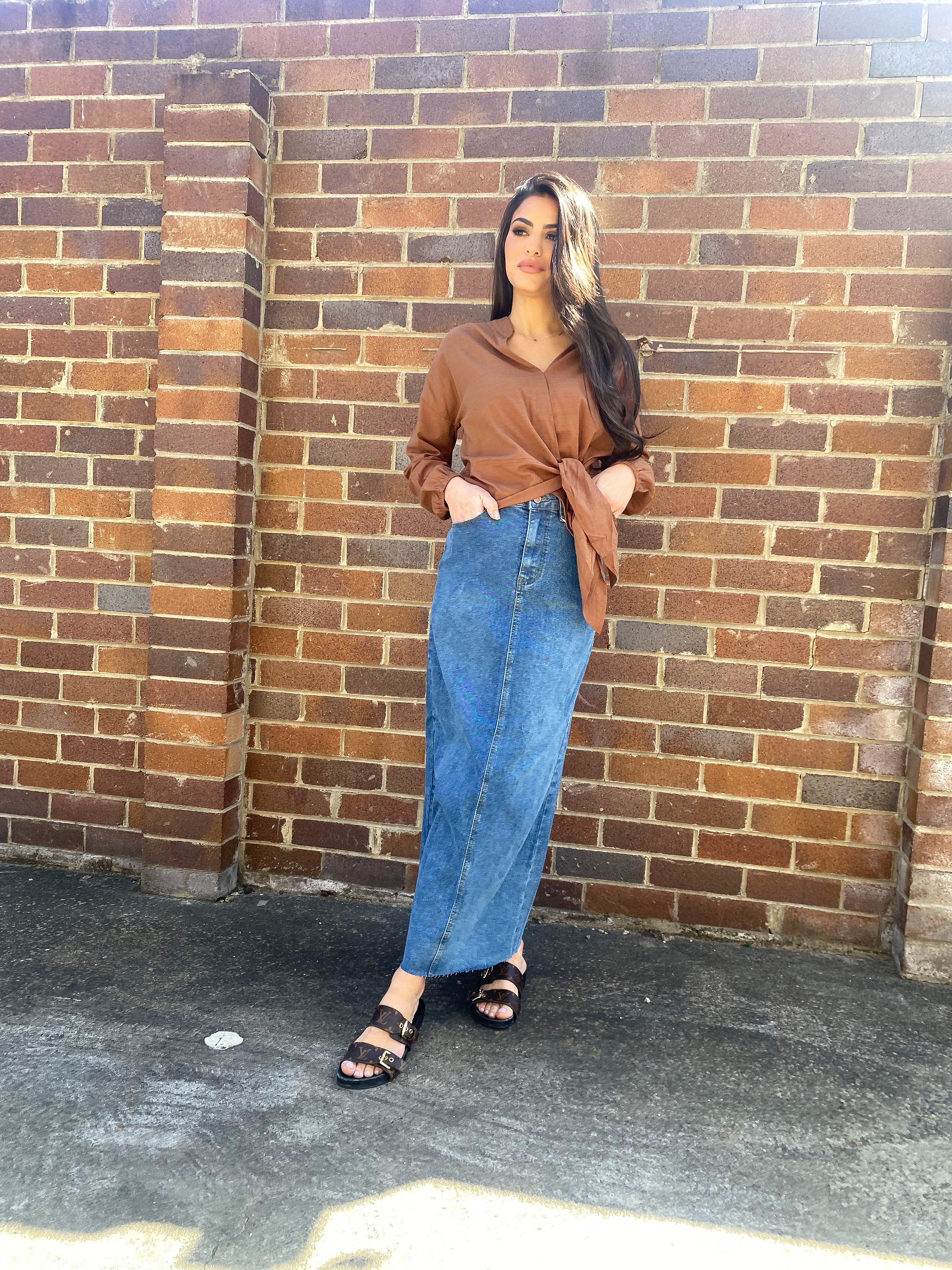 Denim Maxi