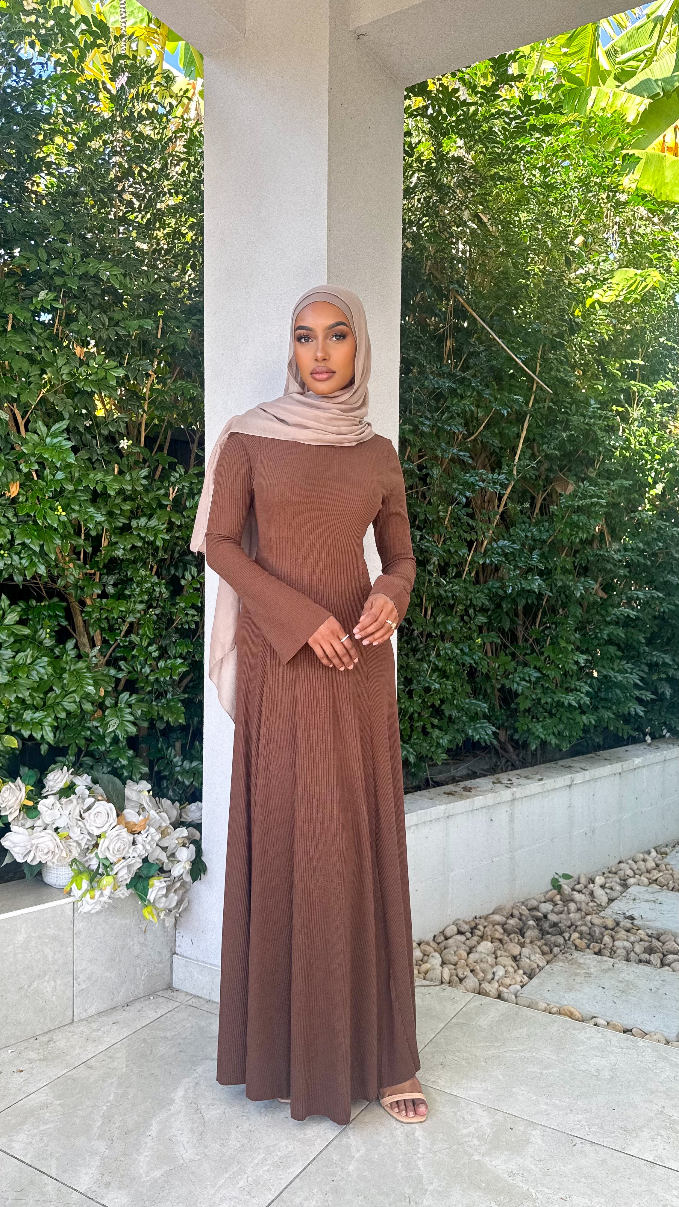 Ribbed Aline Maxi