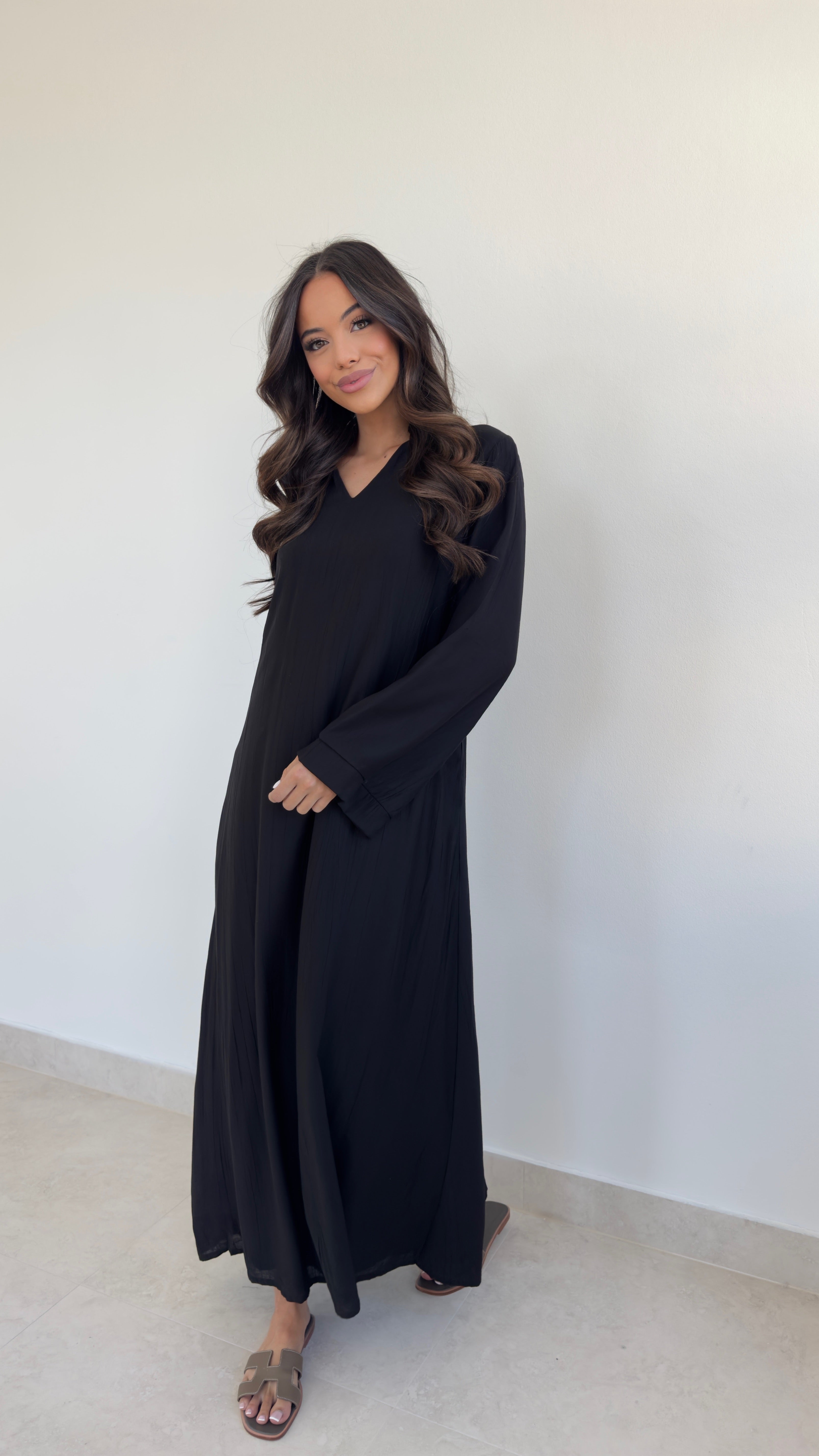 Spring flow Abaya