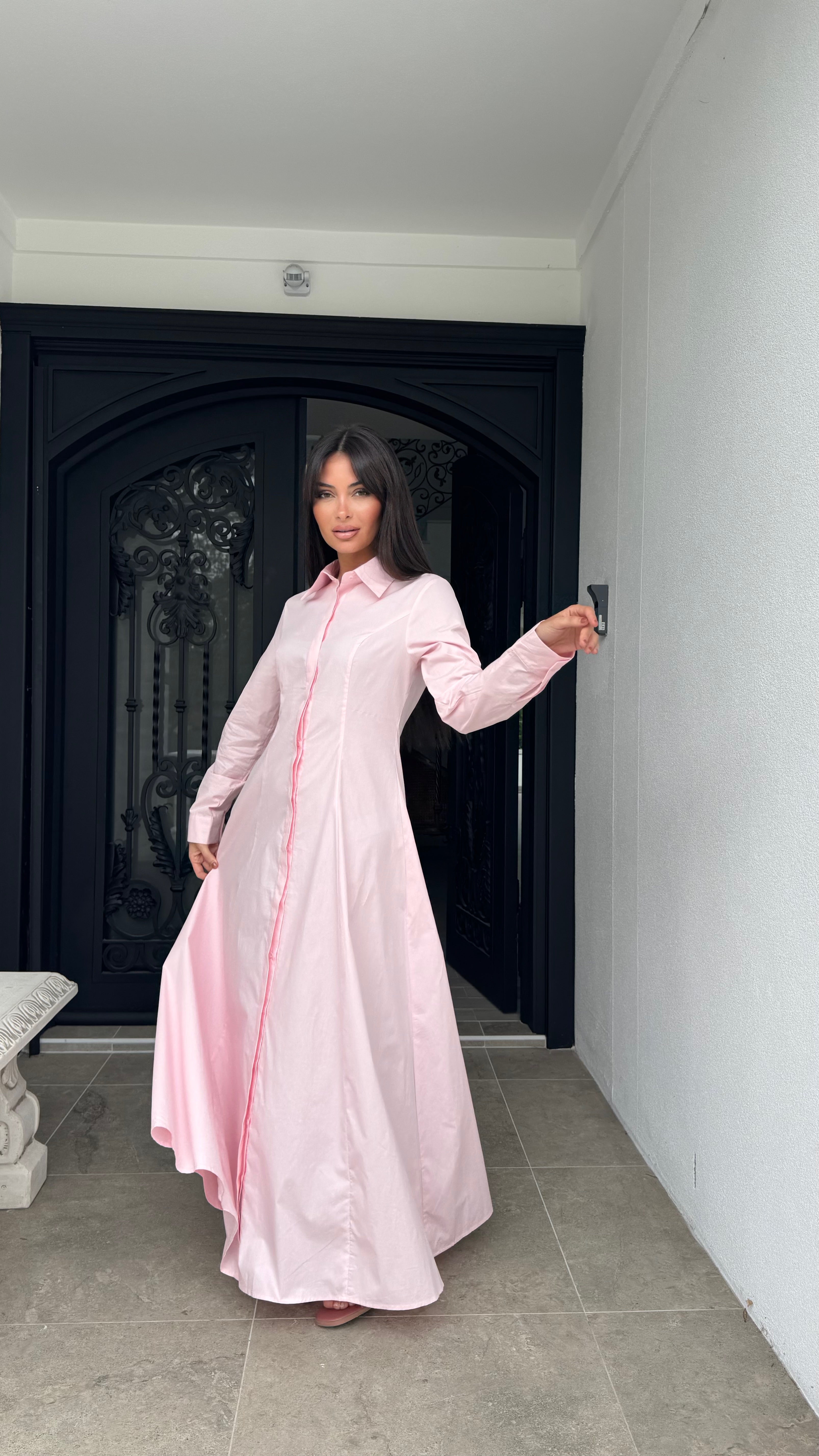 Effortless shirt dress