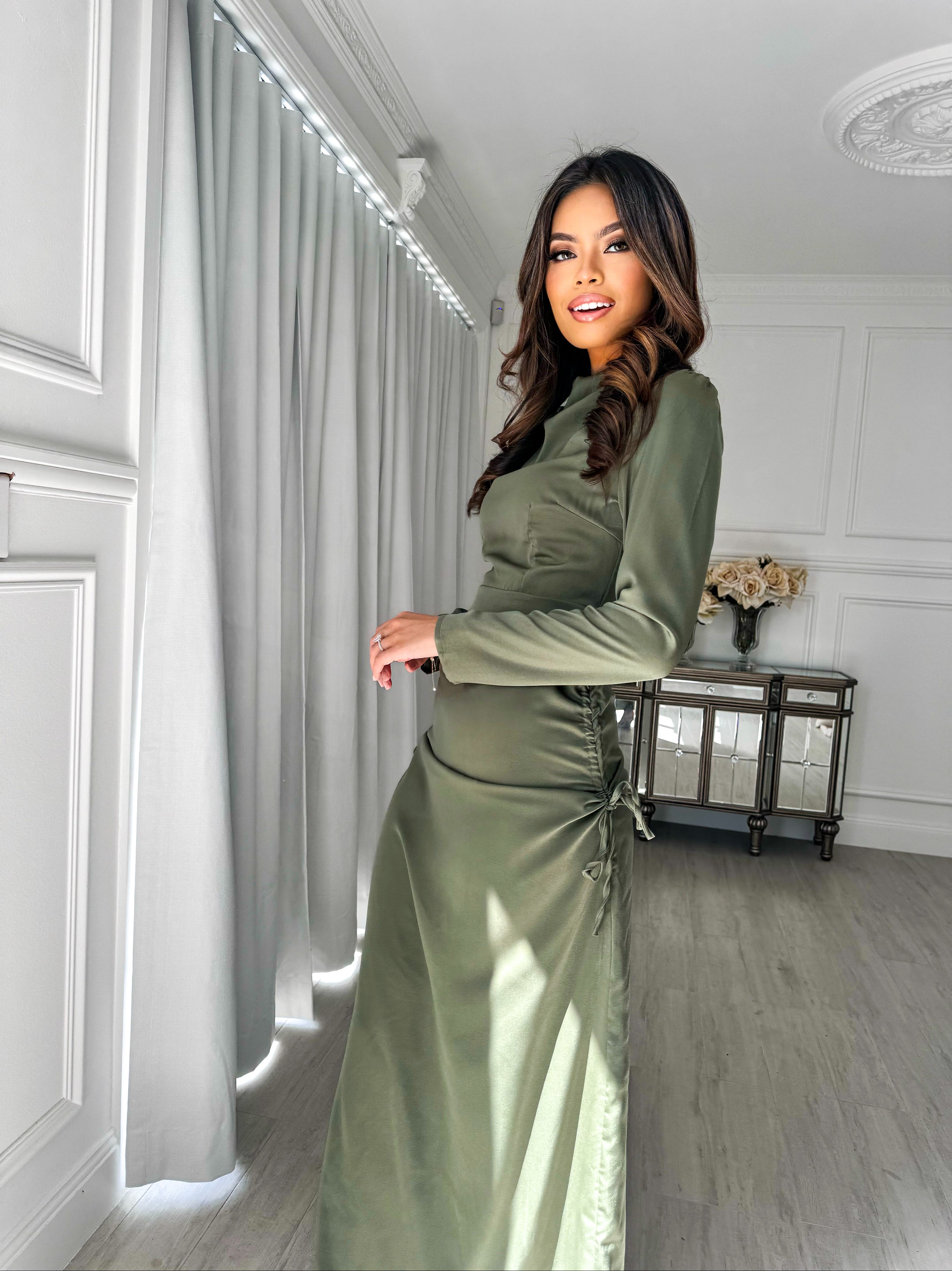 Miorah Satin Dress