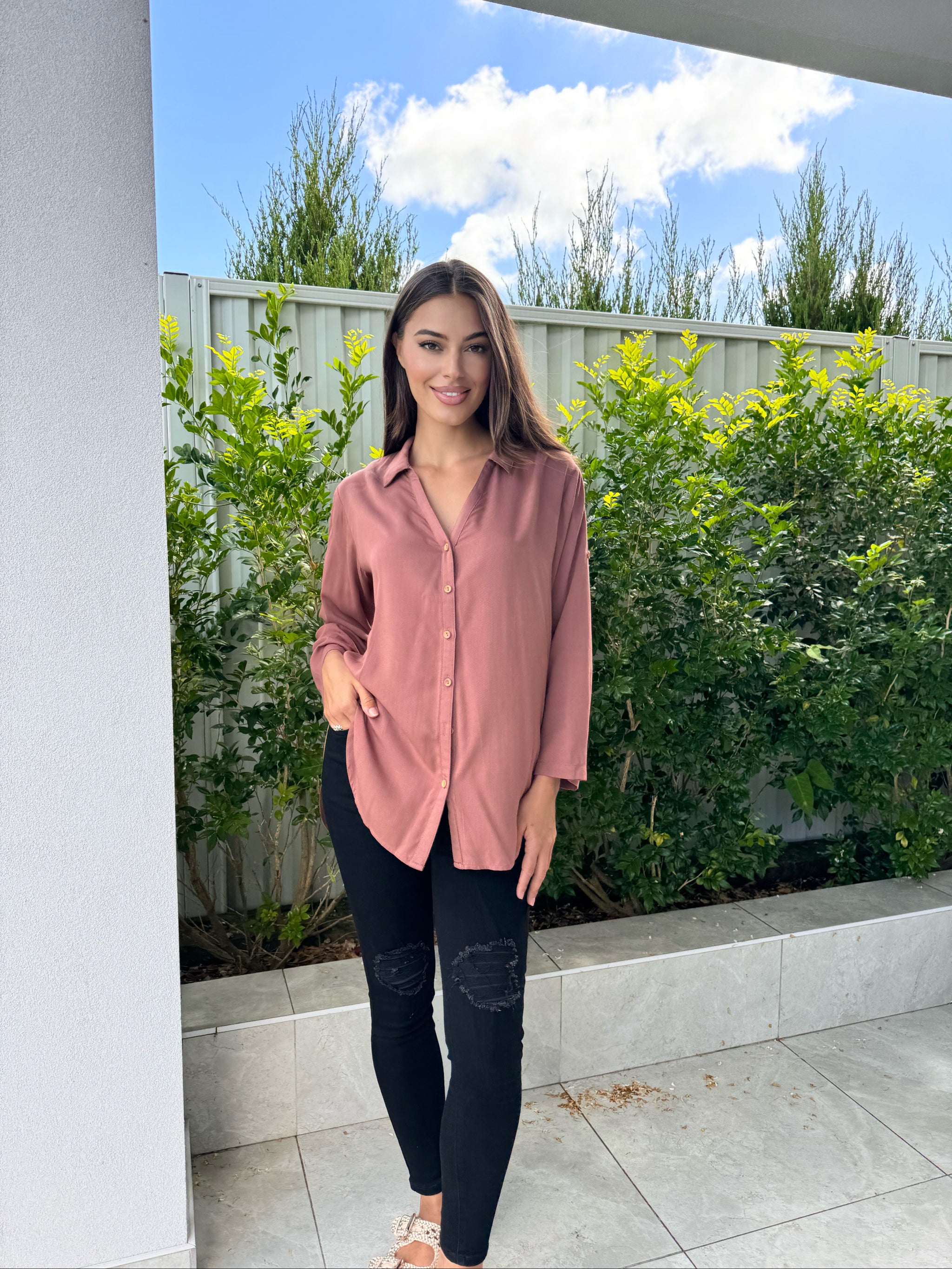 Kim White Sleeveless Polo Shirt