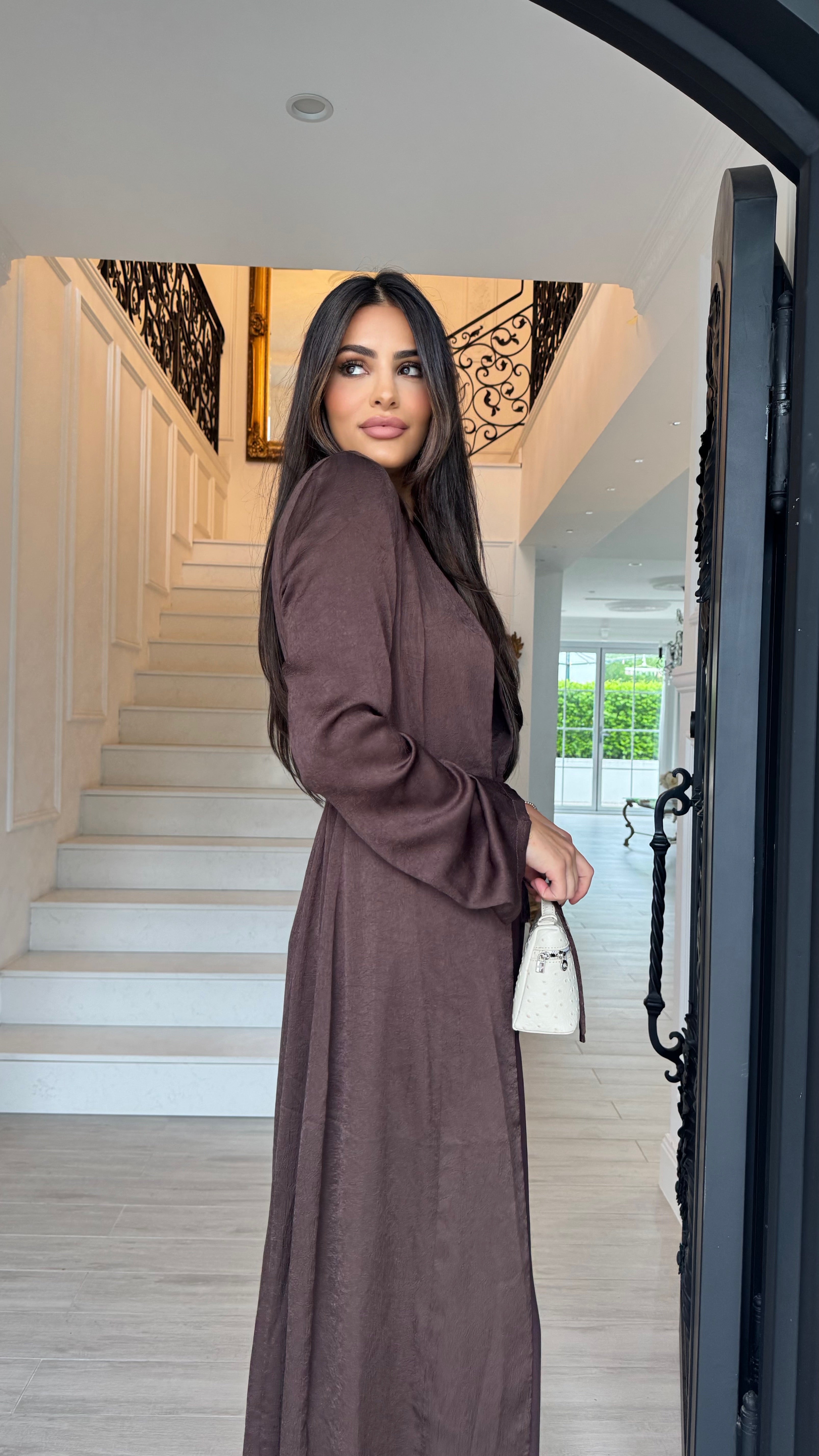 Alira Satin Drape Cape