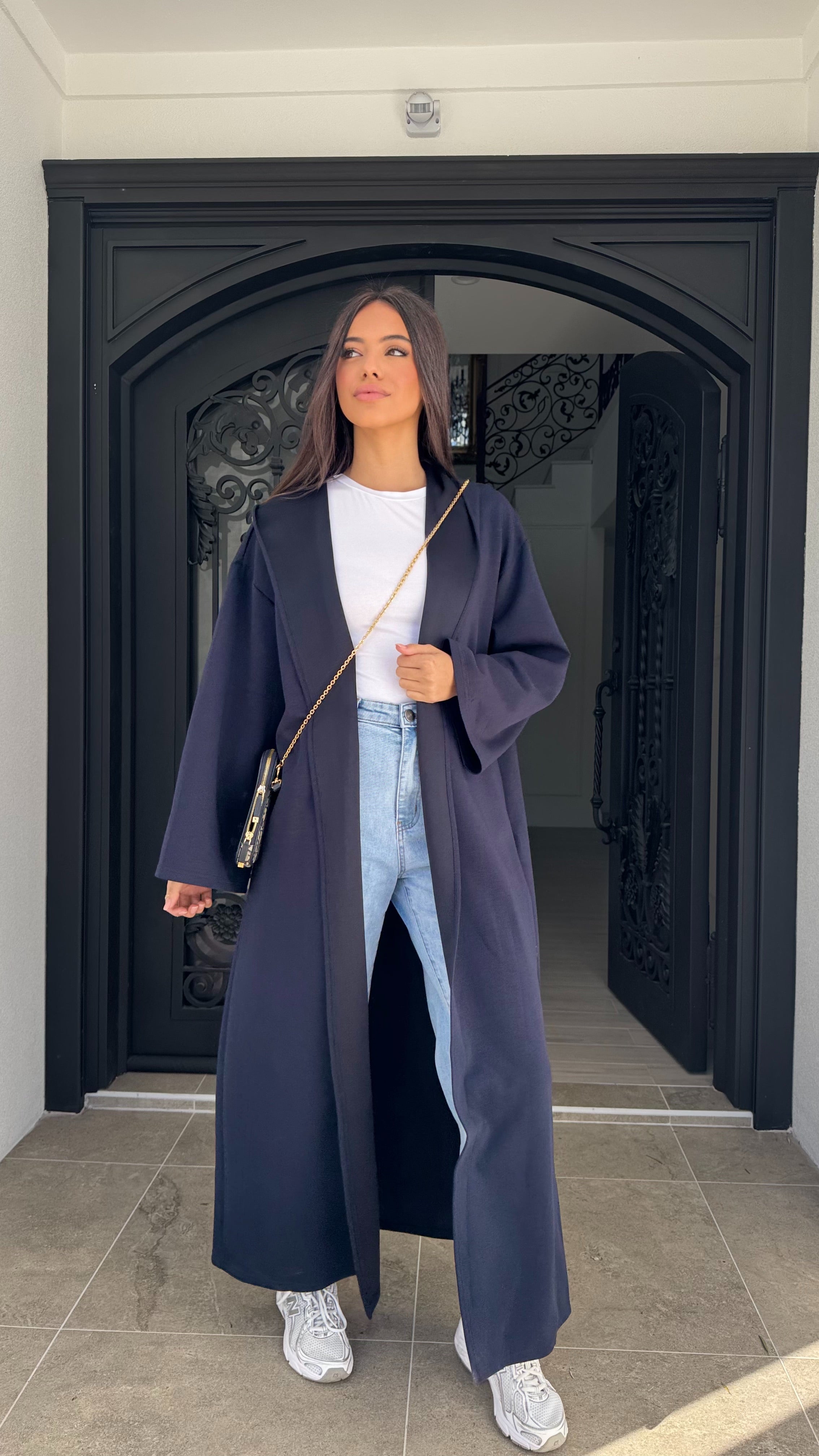 Ponte Hooded Cape