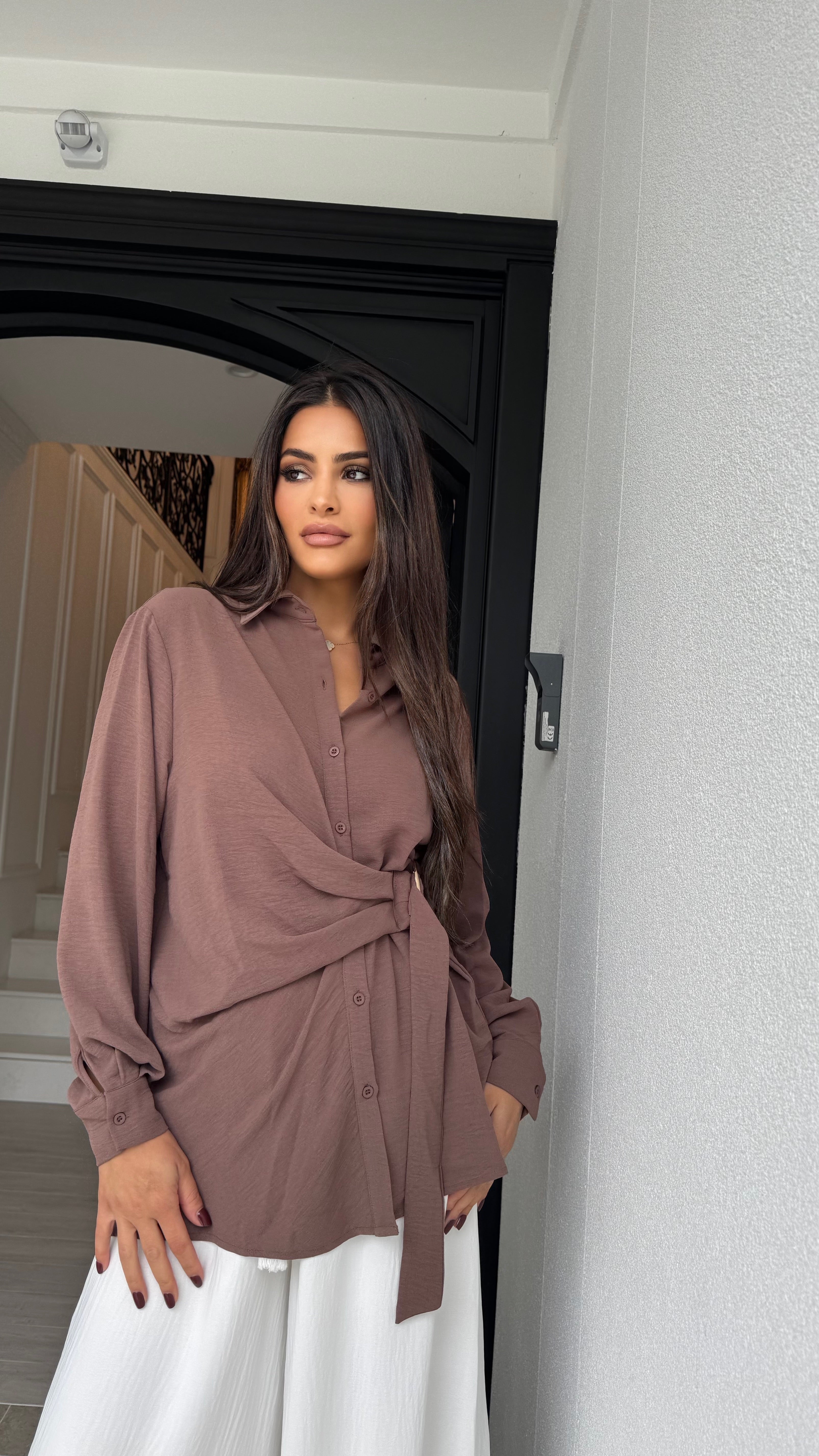 Gold Buckle Blouse