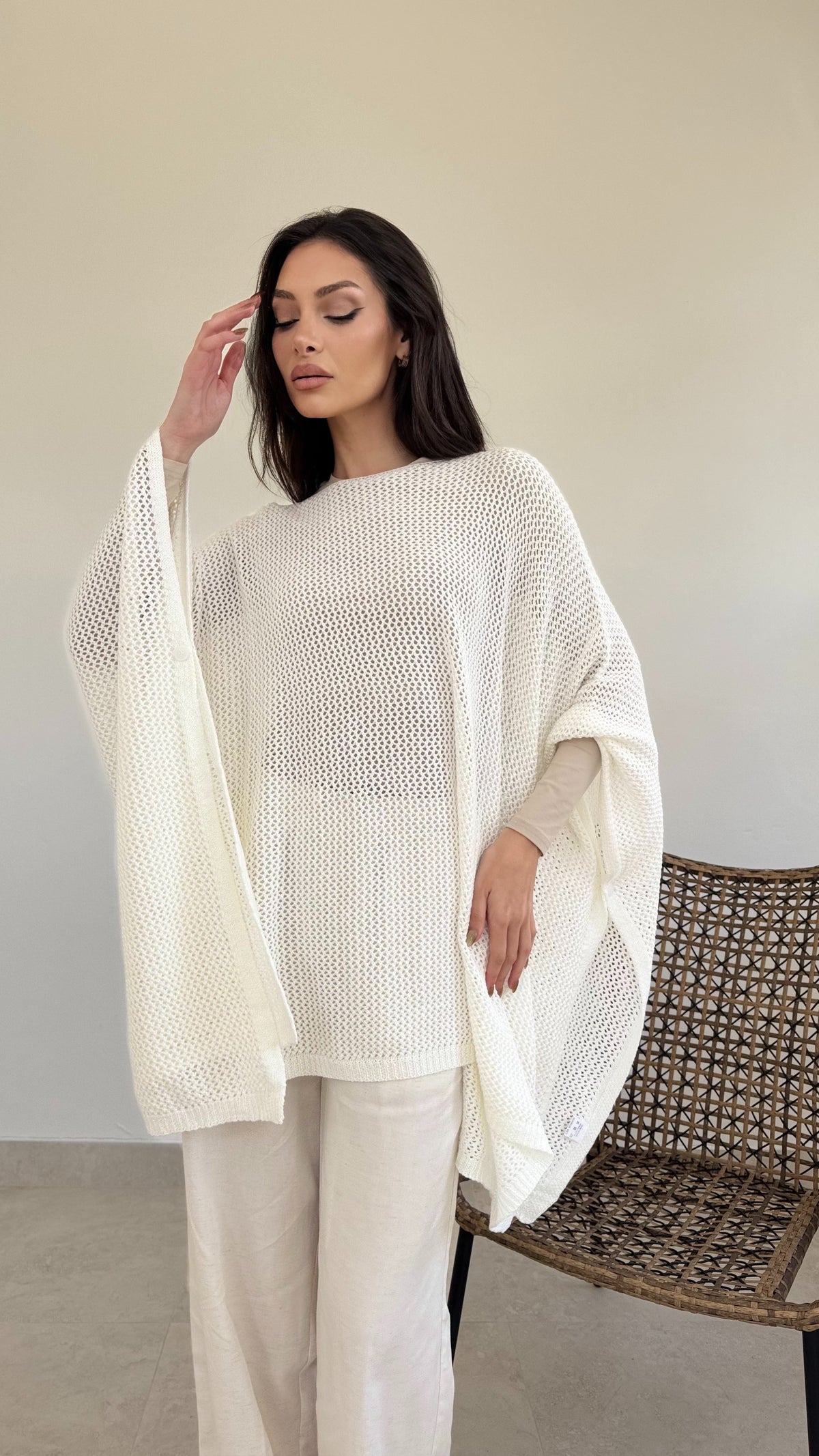 Crochet poncho