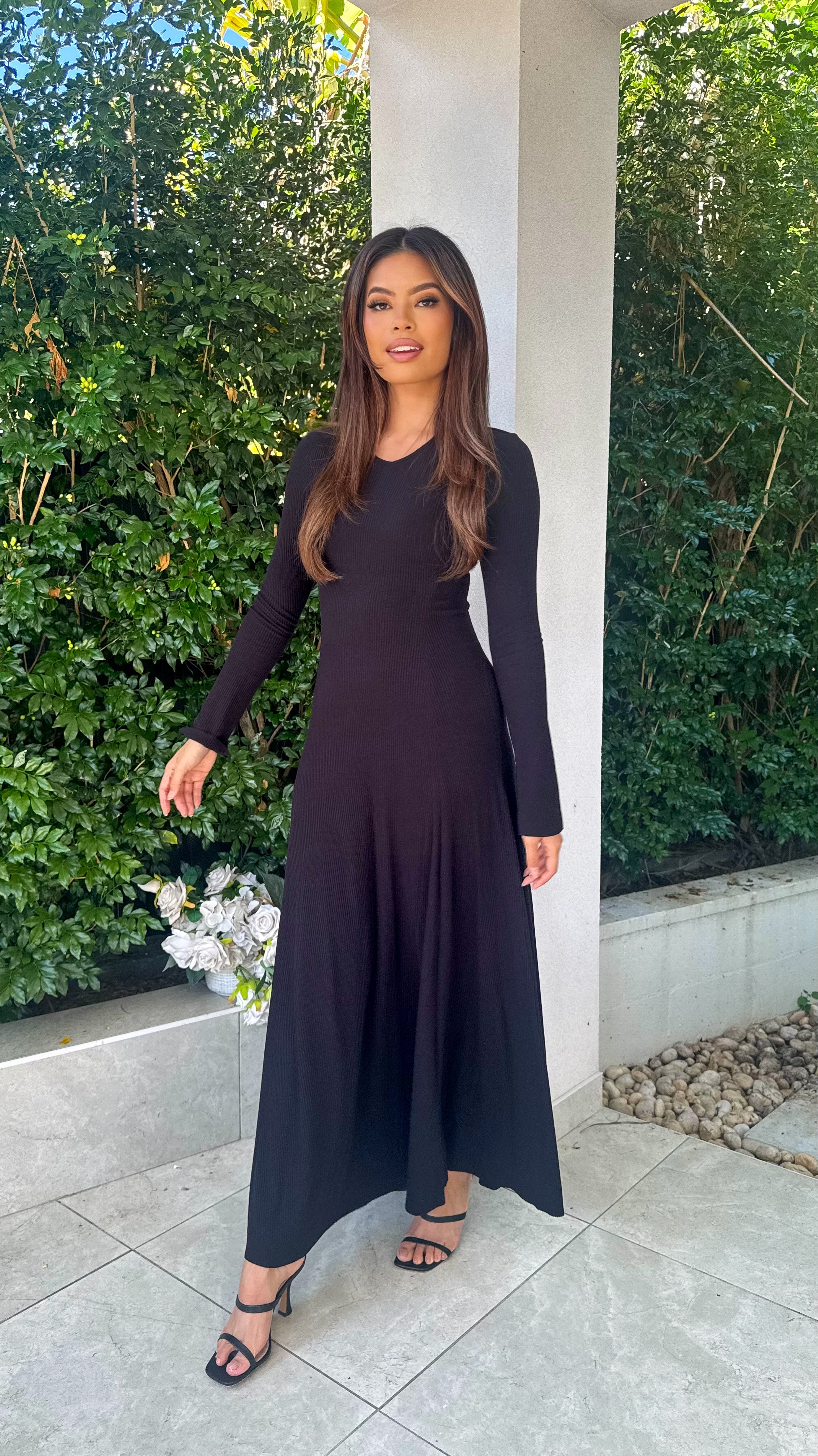 Ribbed Aline Maxi