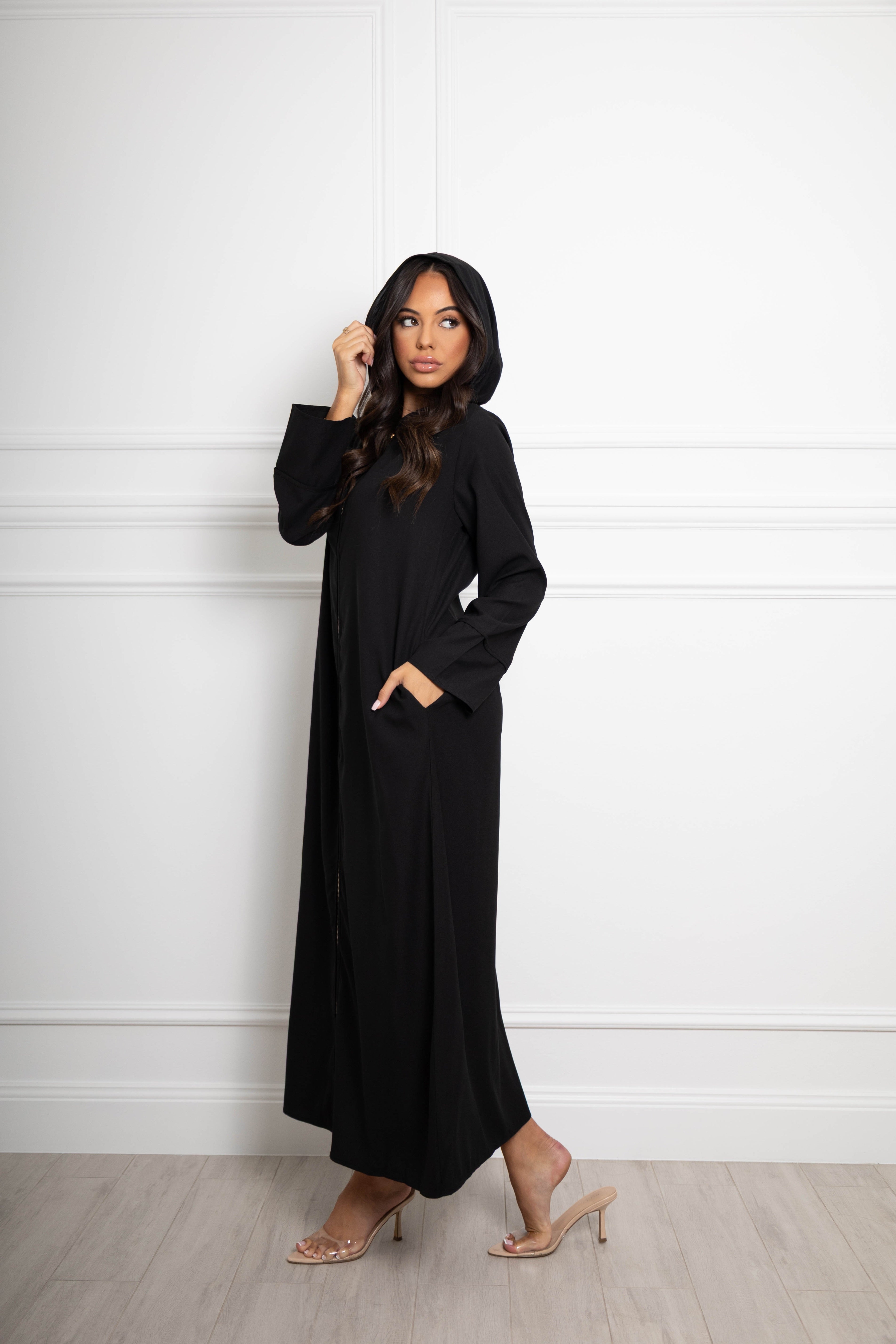 Nadirah zip Abaya