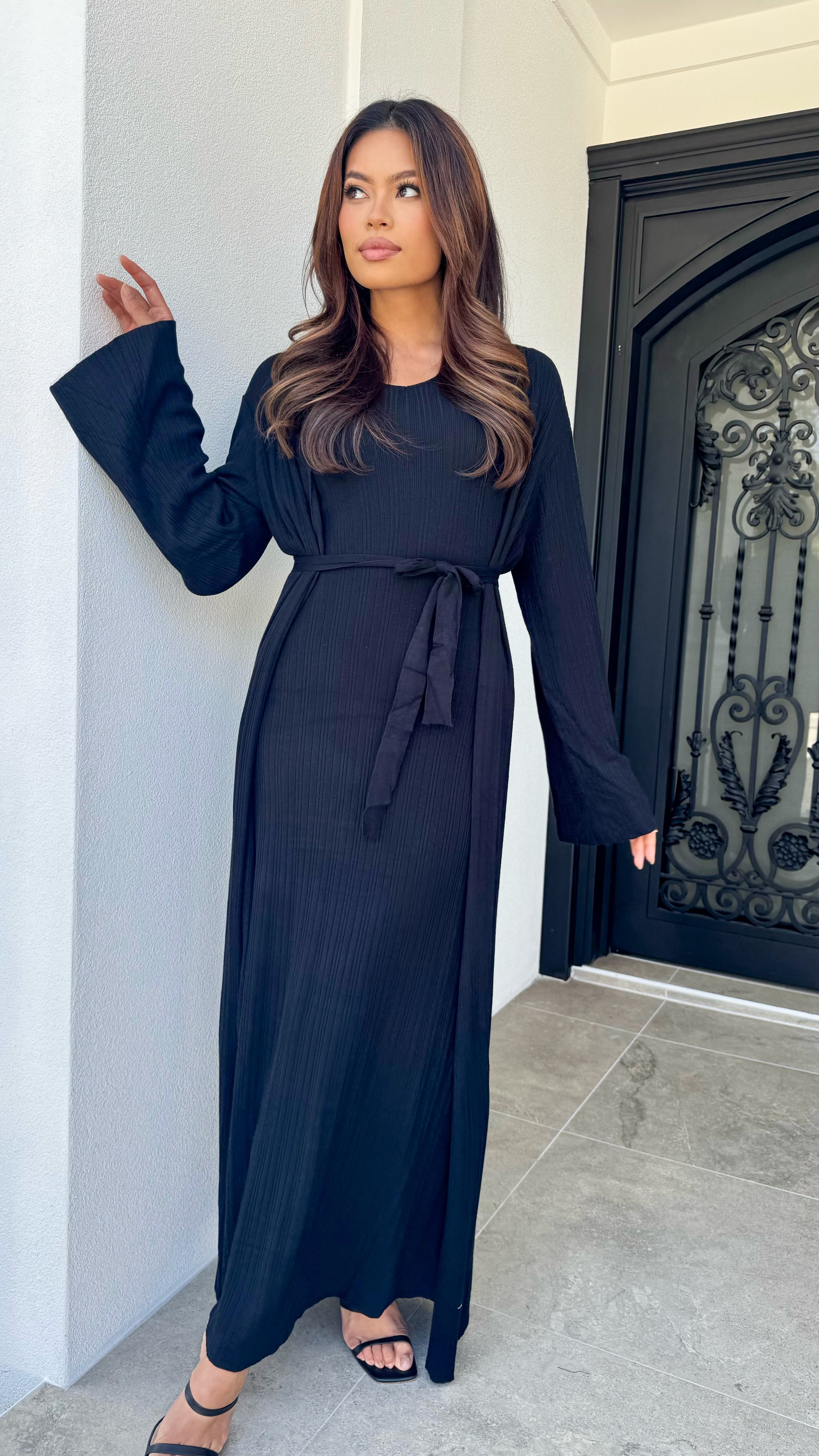 Lightweight knit maxi Set