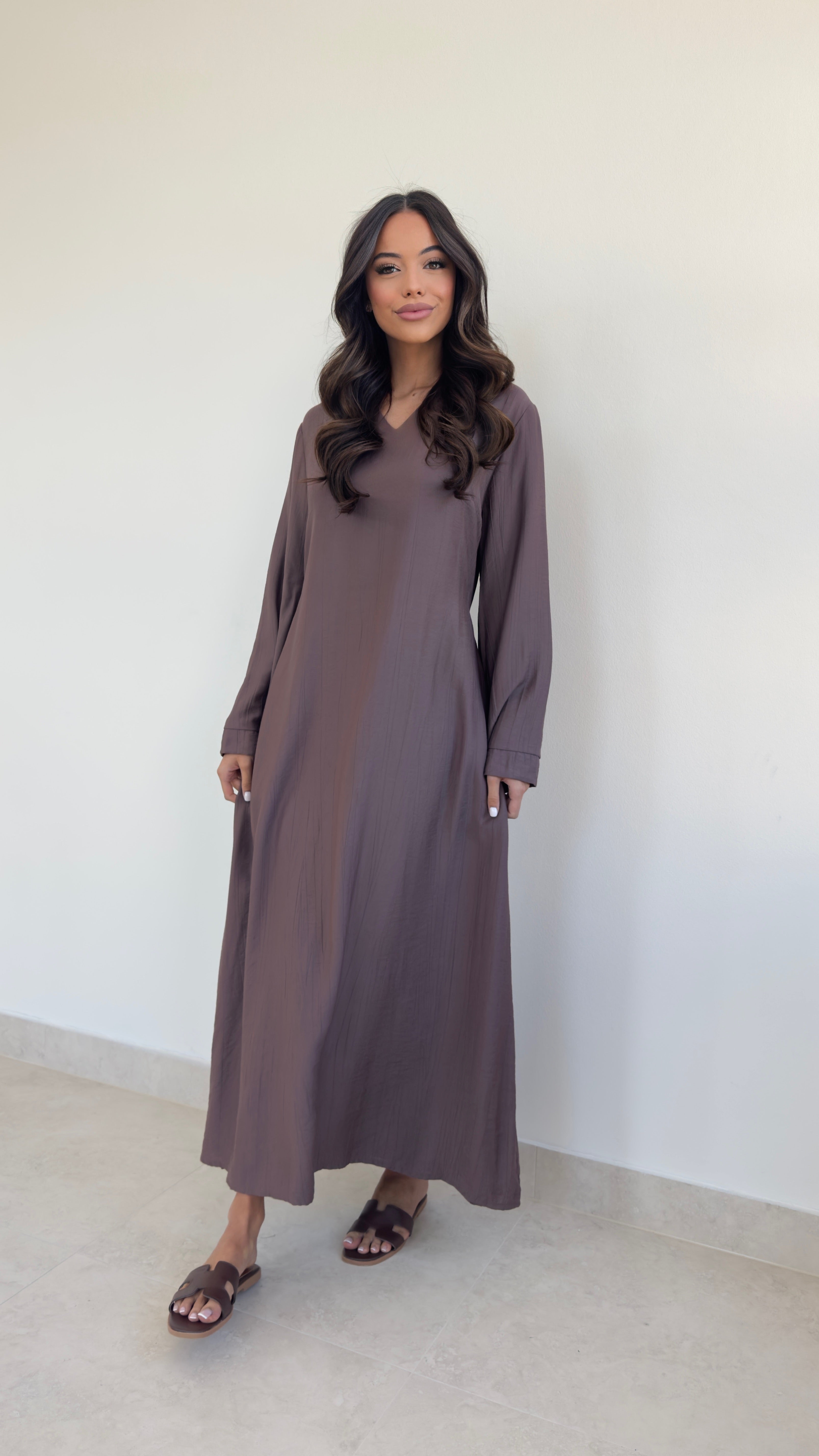 Spring flow Abaya