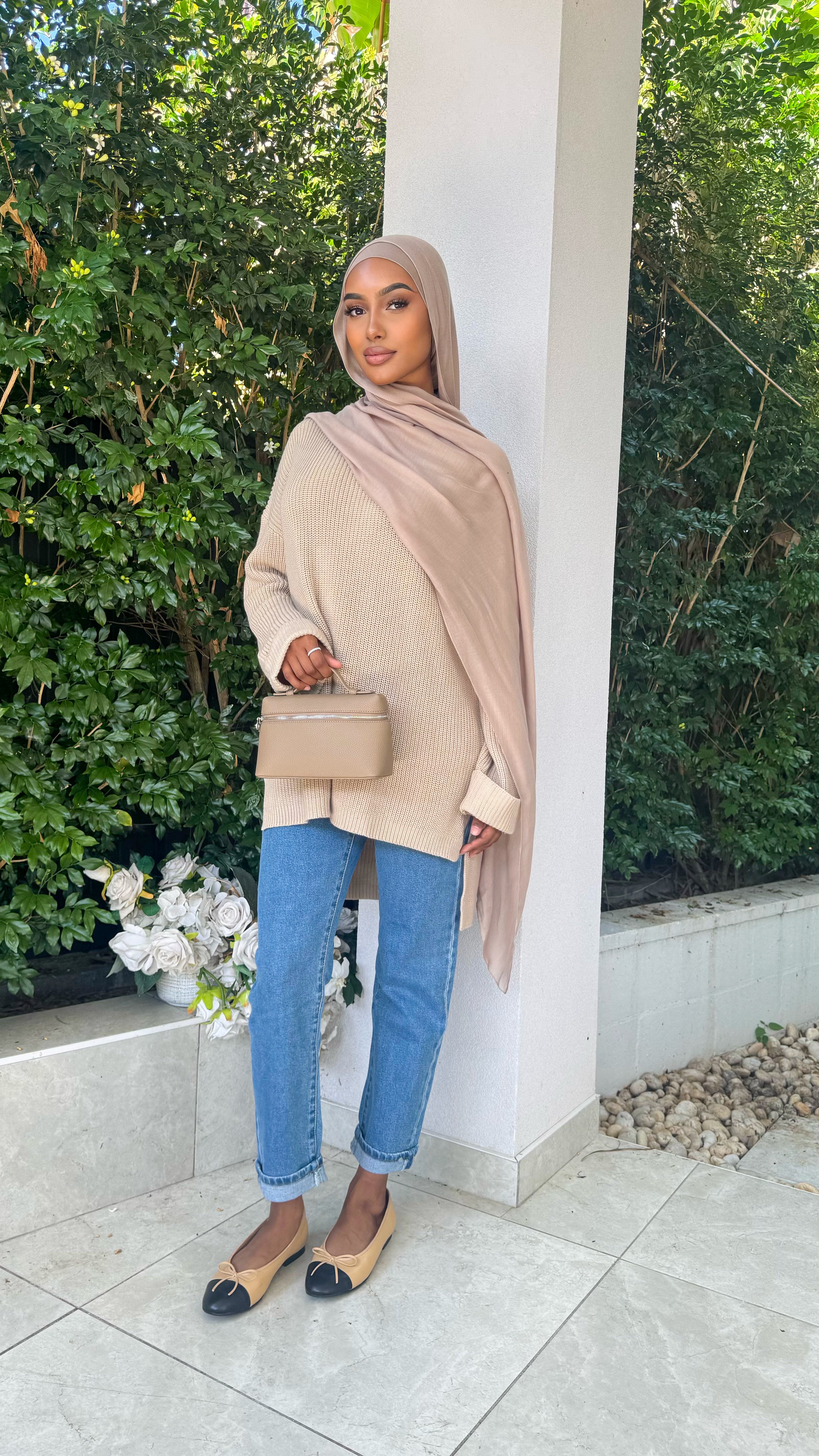 Oversized HiLow knit