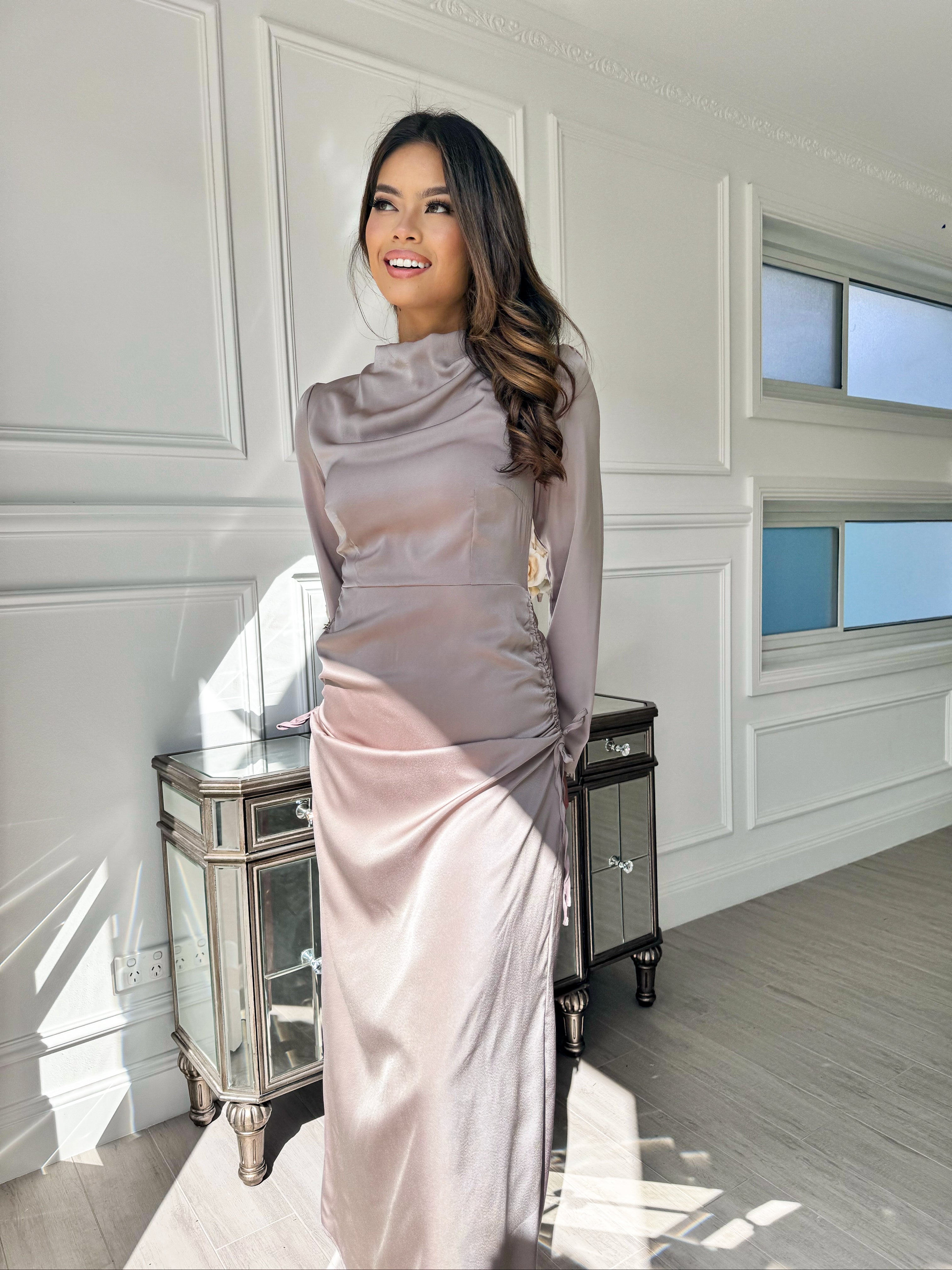 Miorah Satin Dress