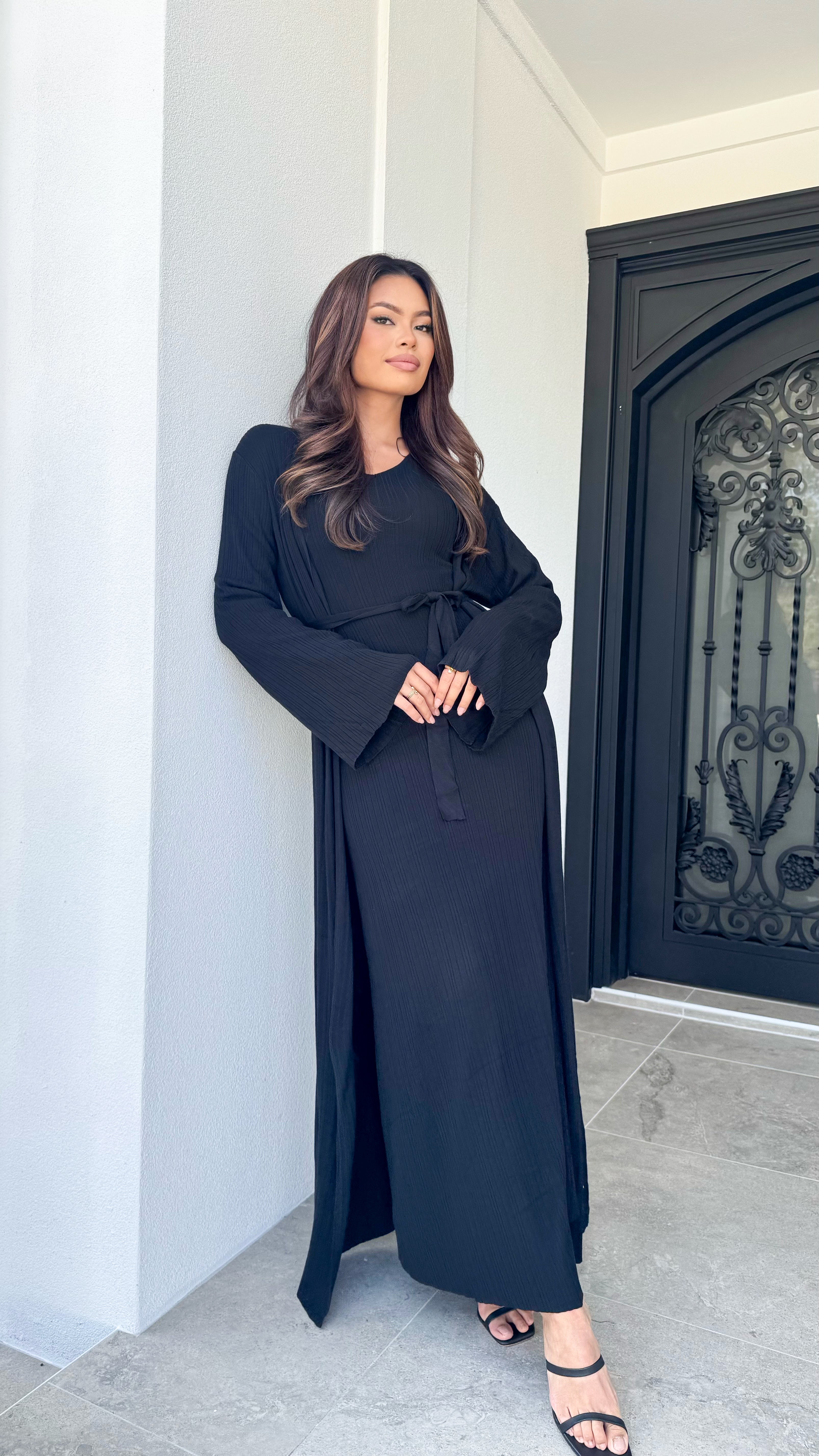 Lightweight knit maxi Set