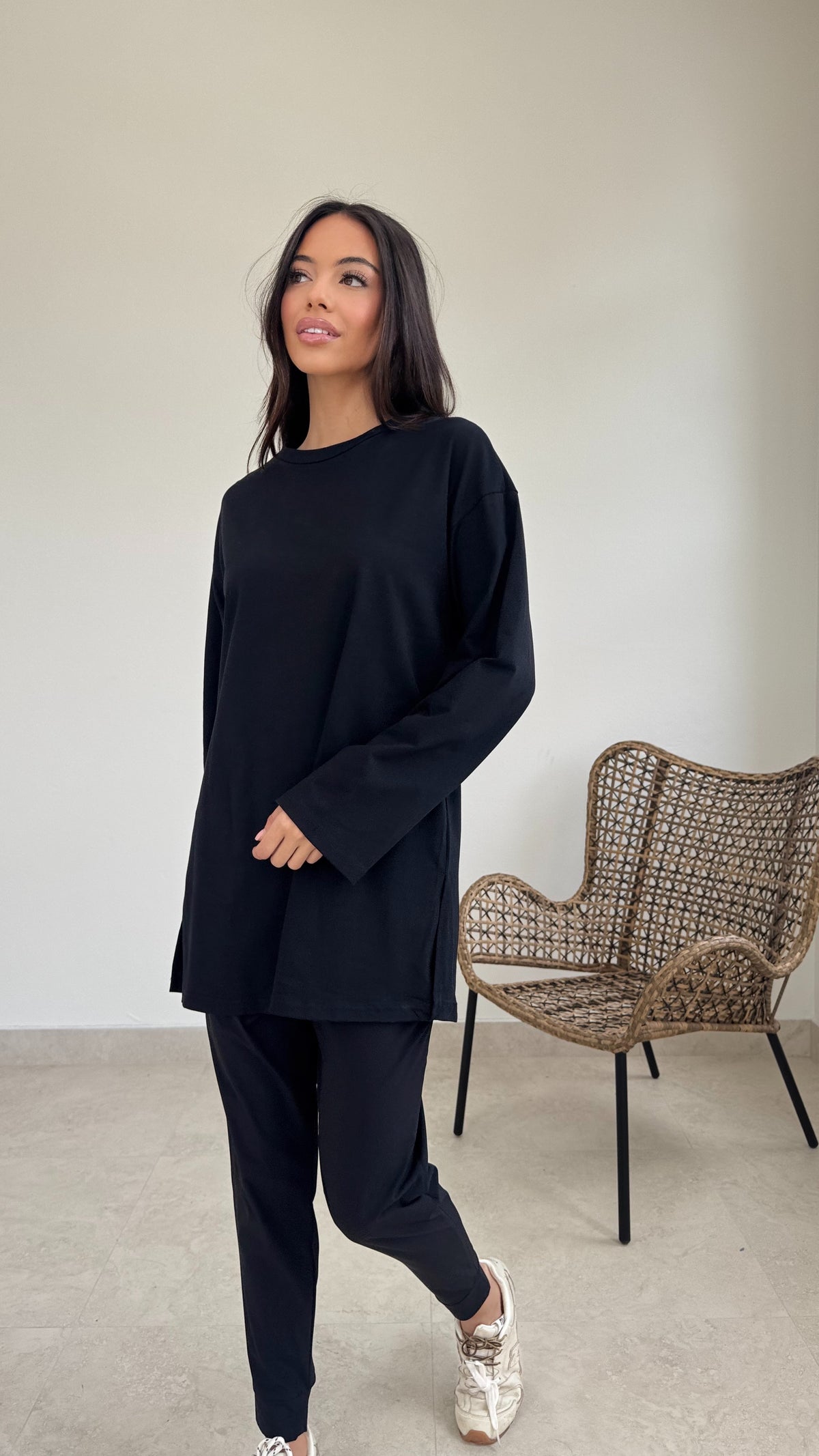 Relaxed long sleeve tee