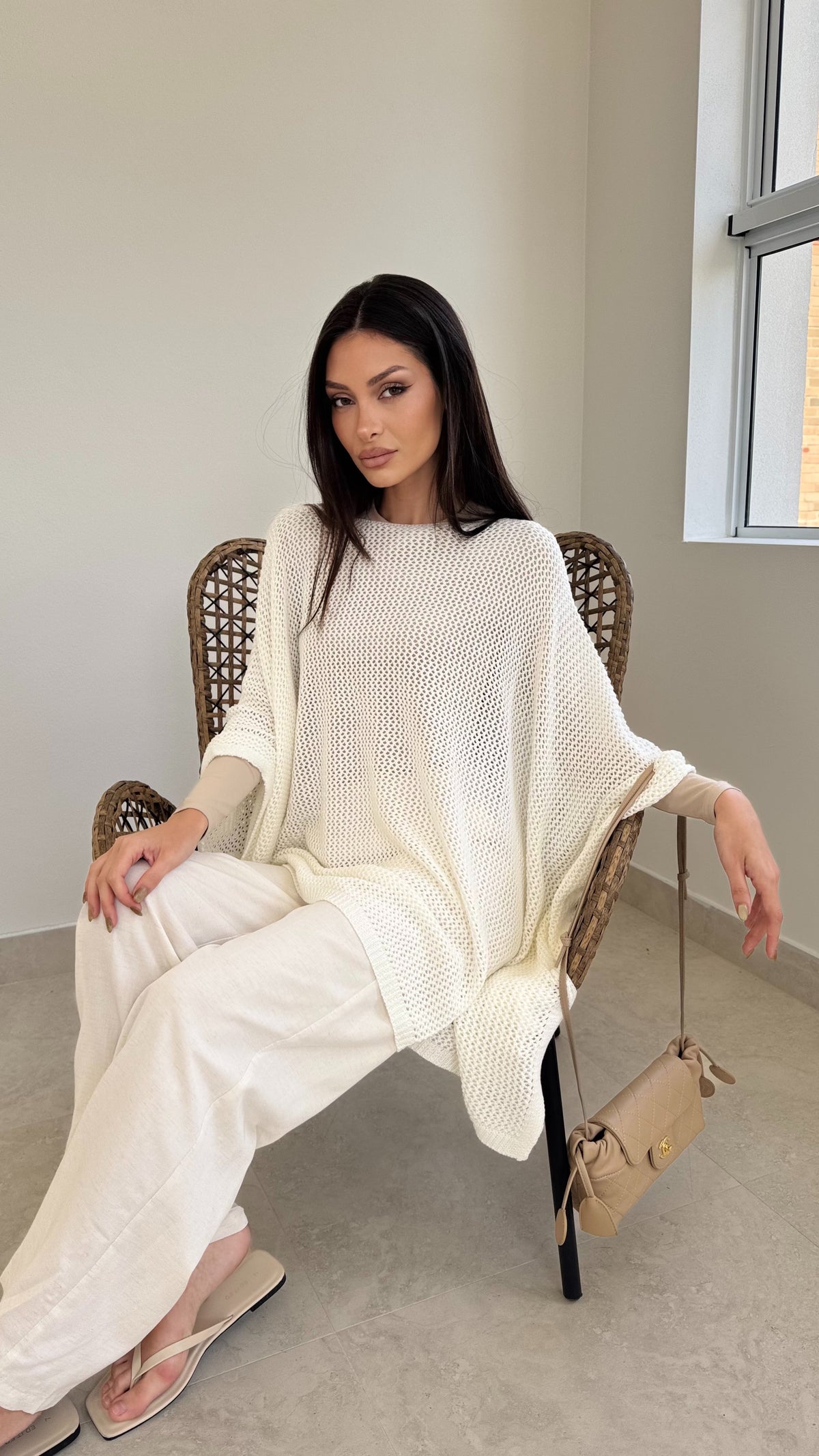 Crochet poncho