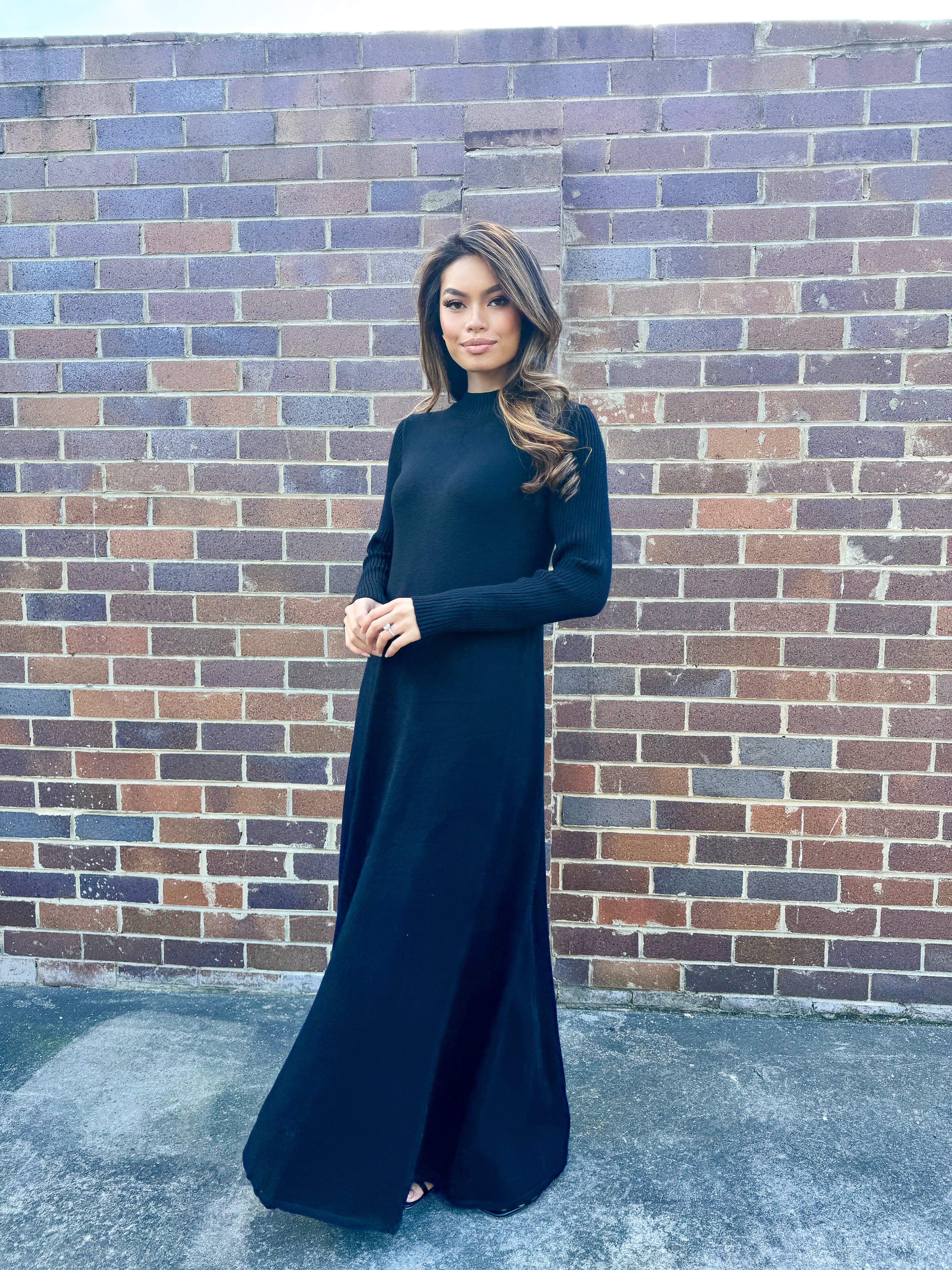 Flow on knit Maxi
