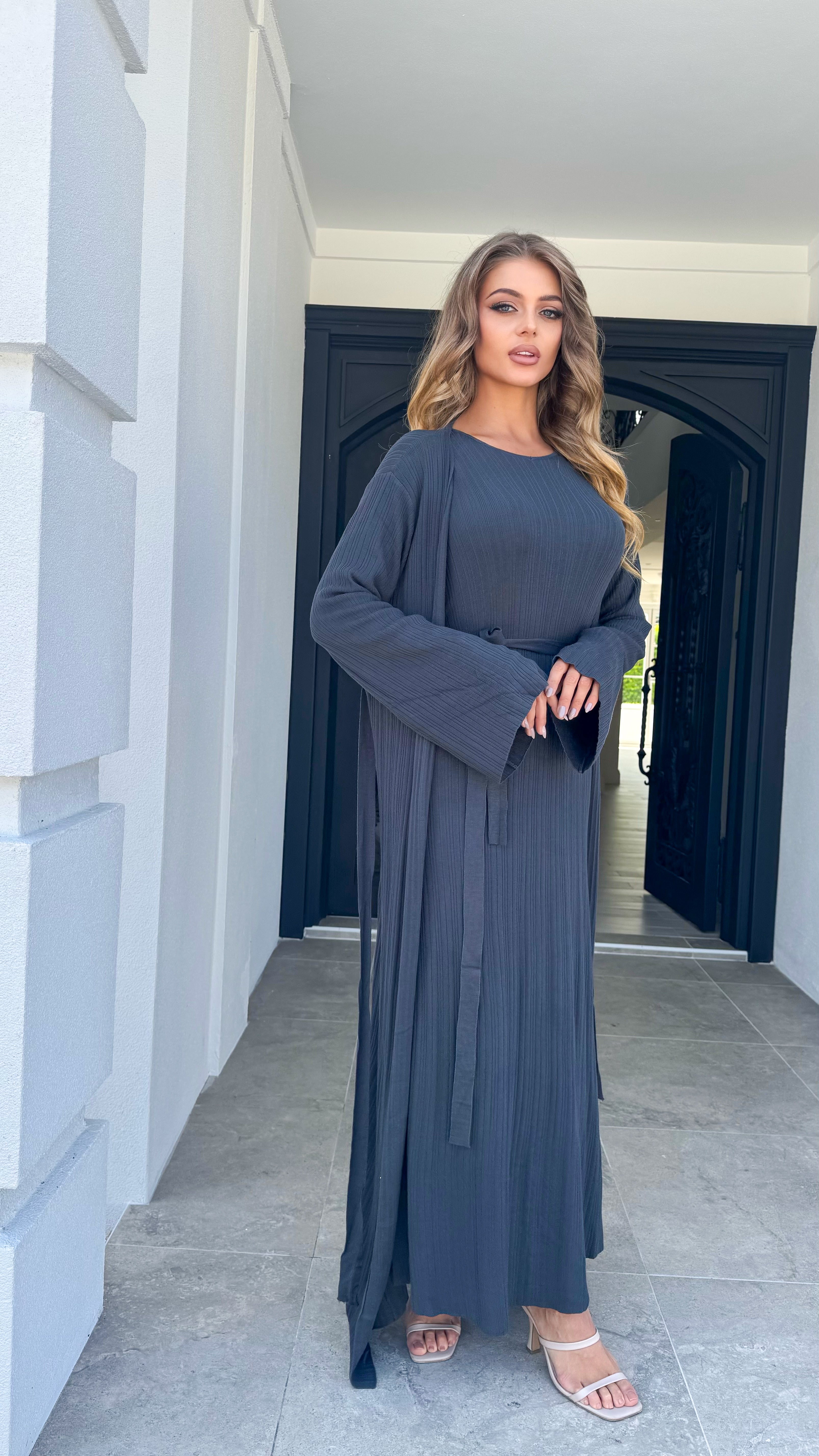Lightweight knit maxi Set