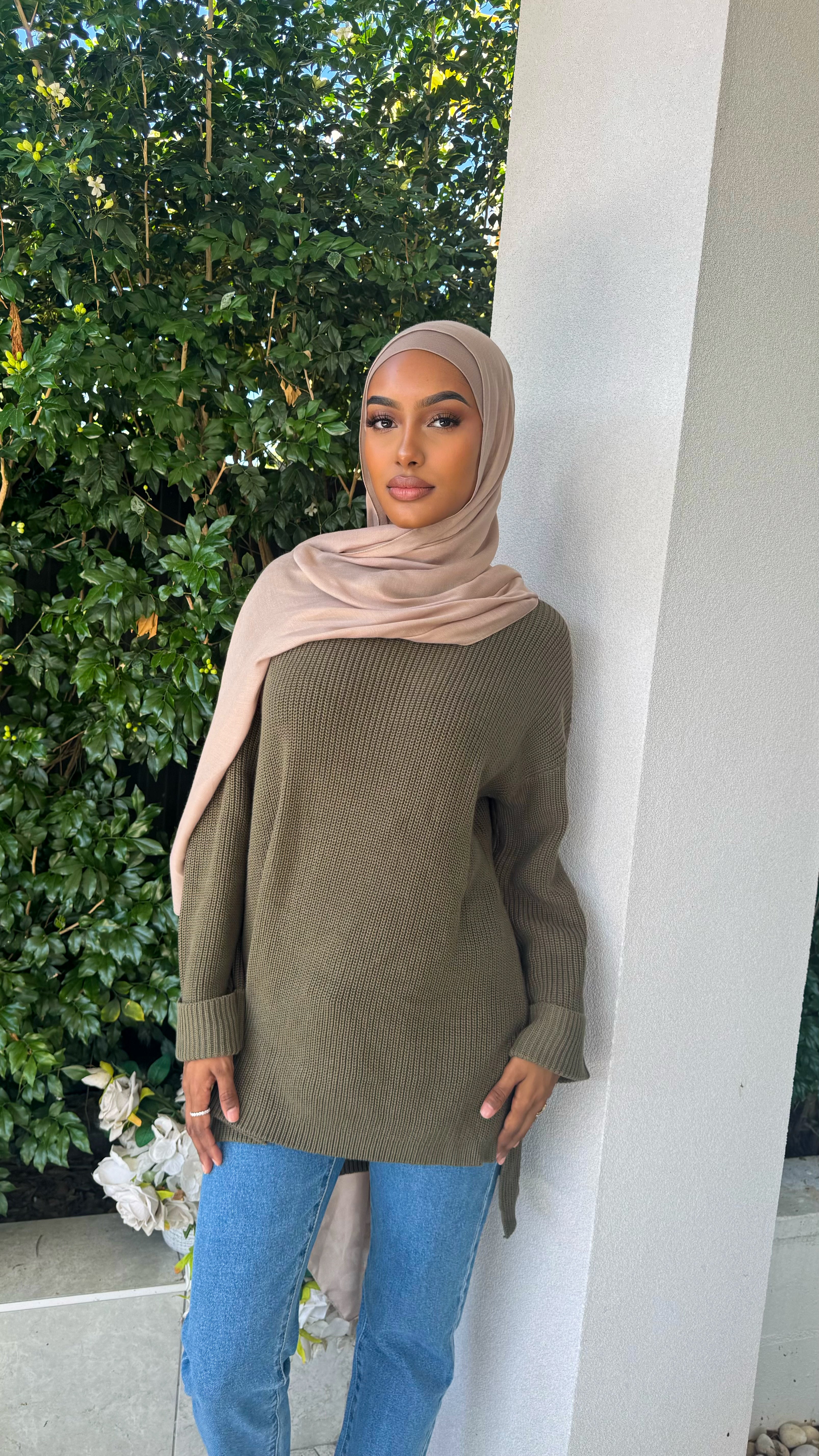 Oversized HiLow knit