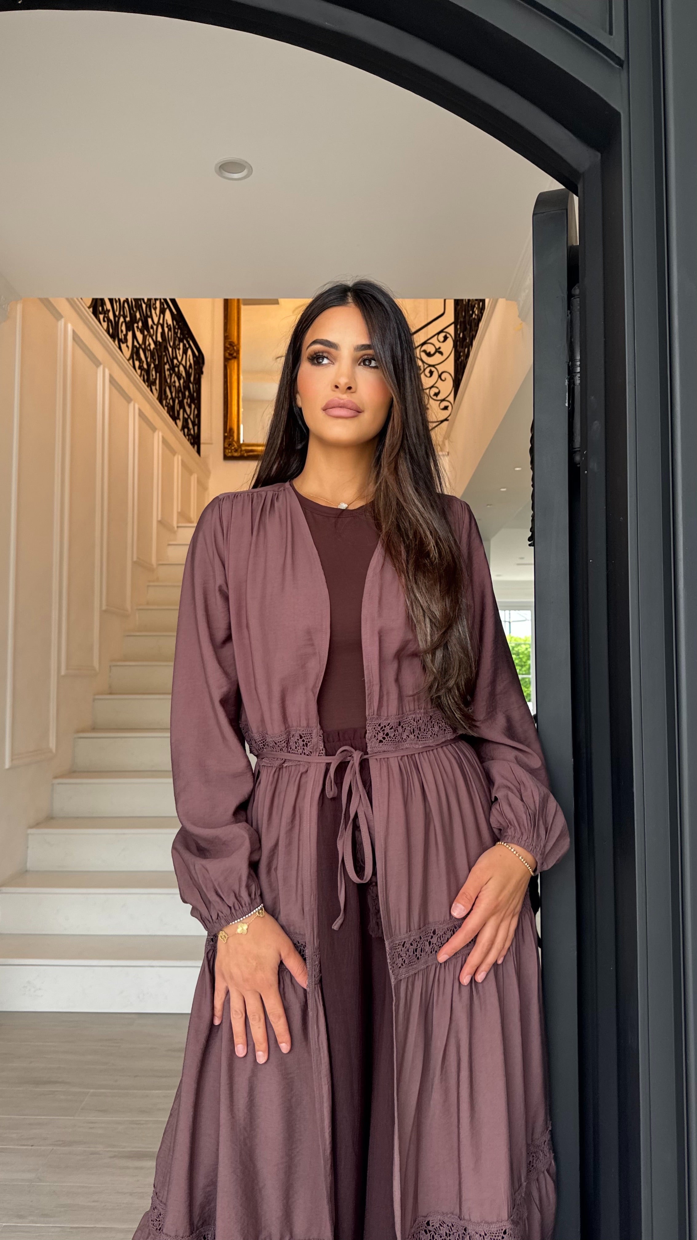 Alira Lace Detail Cape