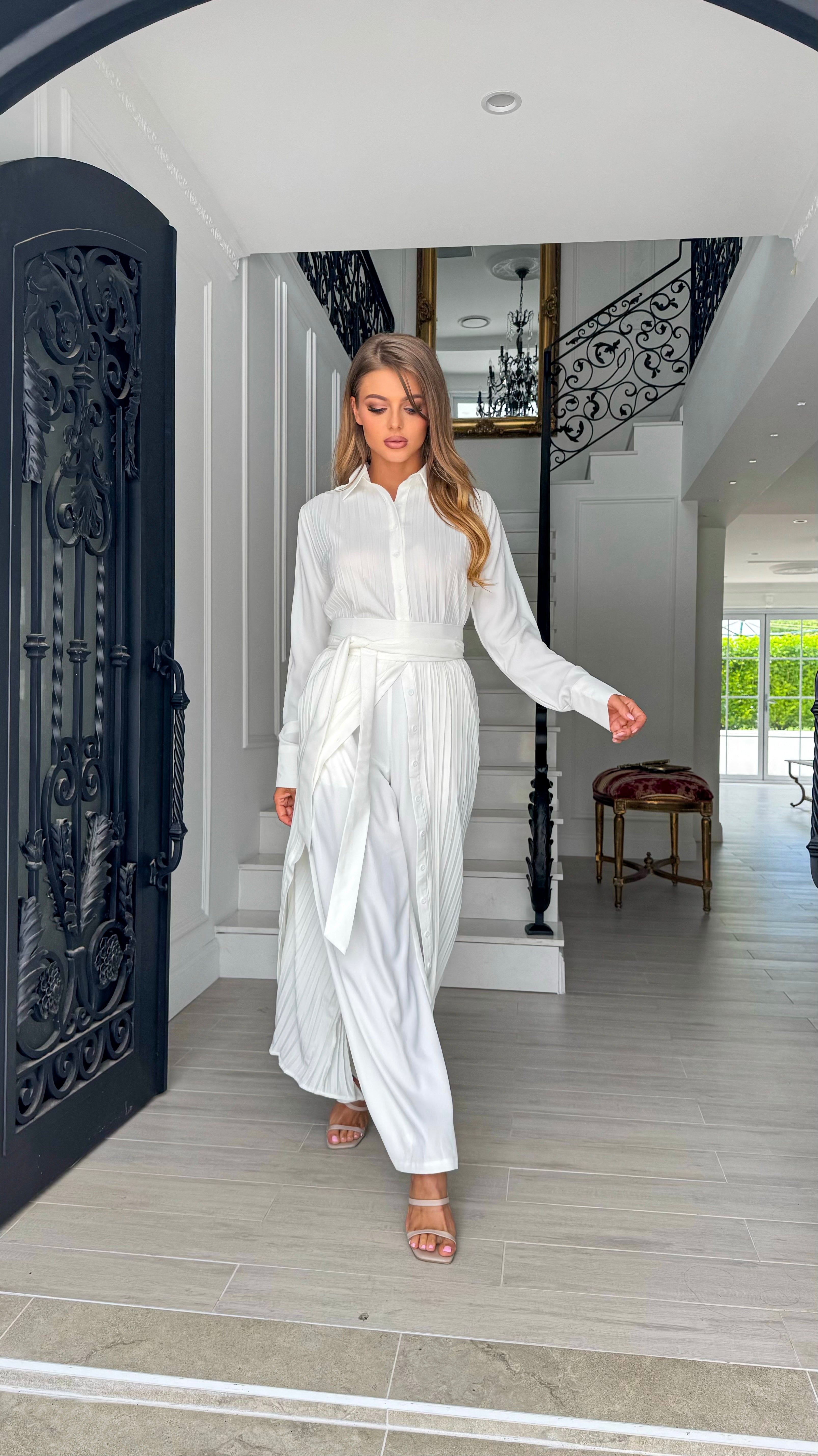 Nadirah pleated maxi