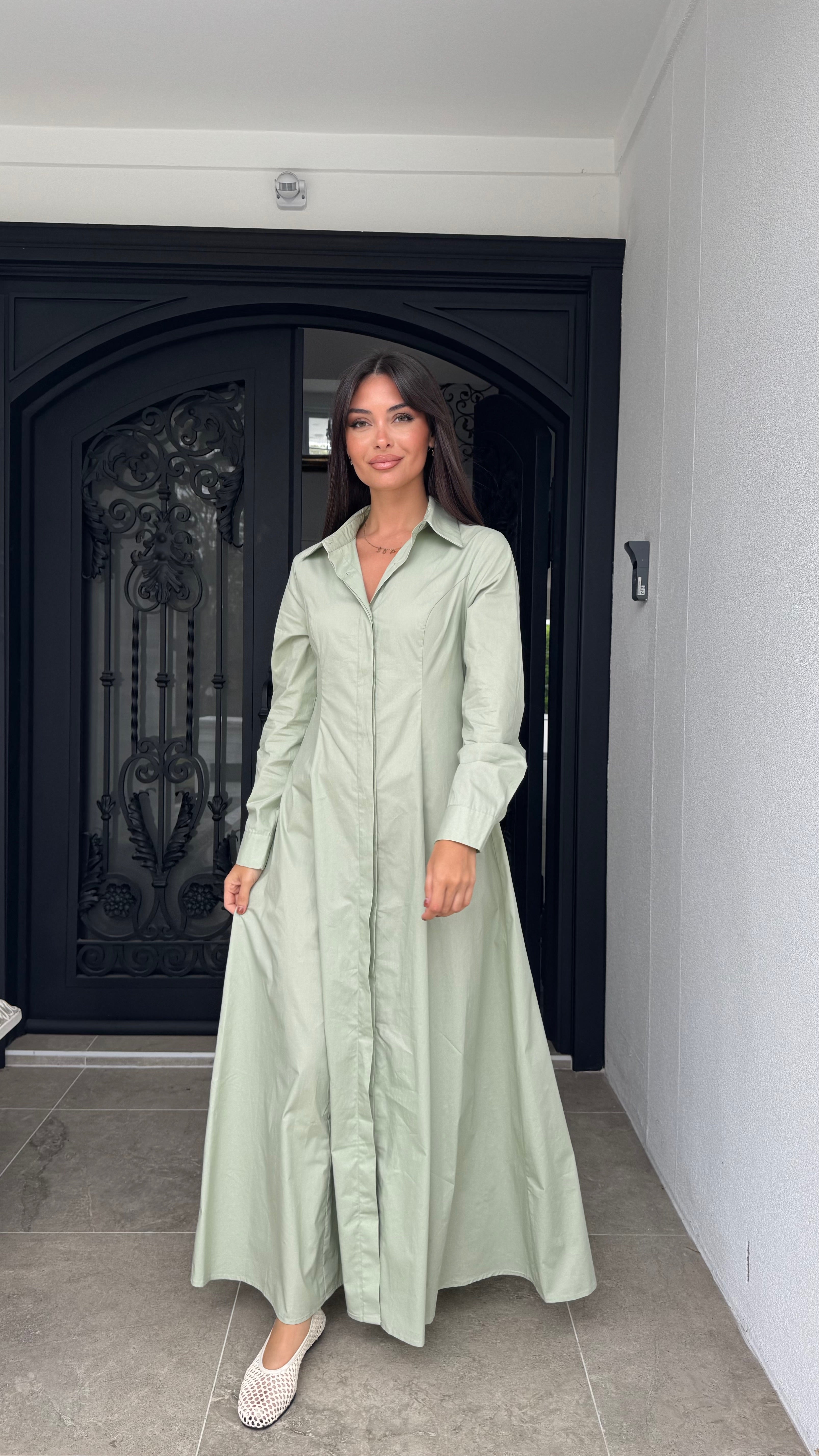 Effortless shirt dress