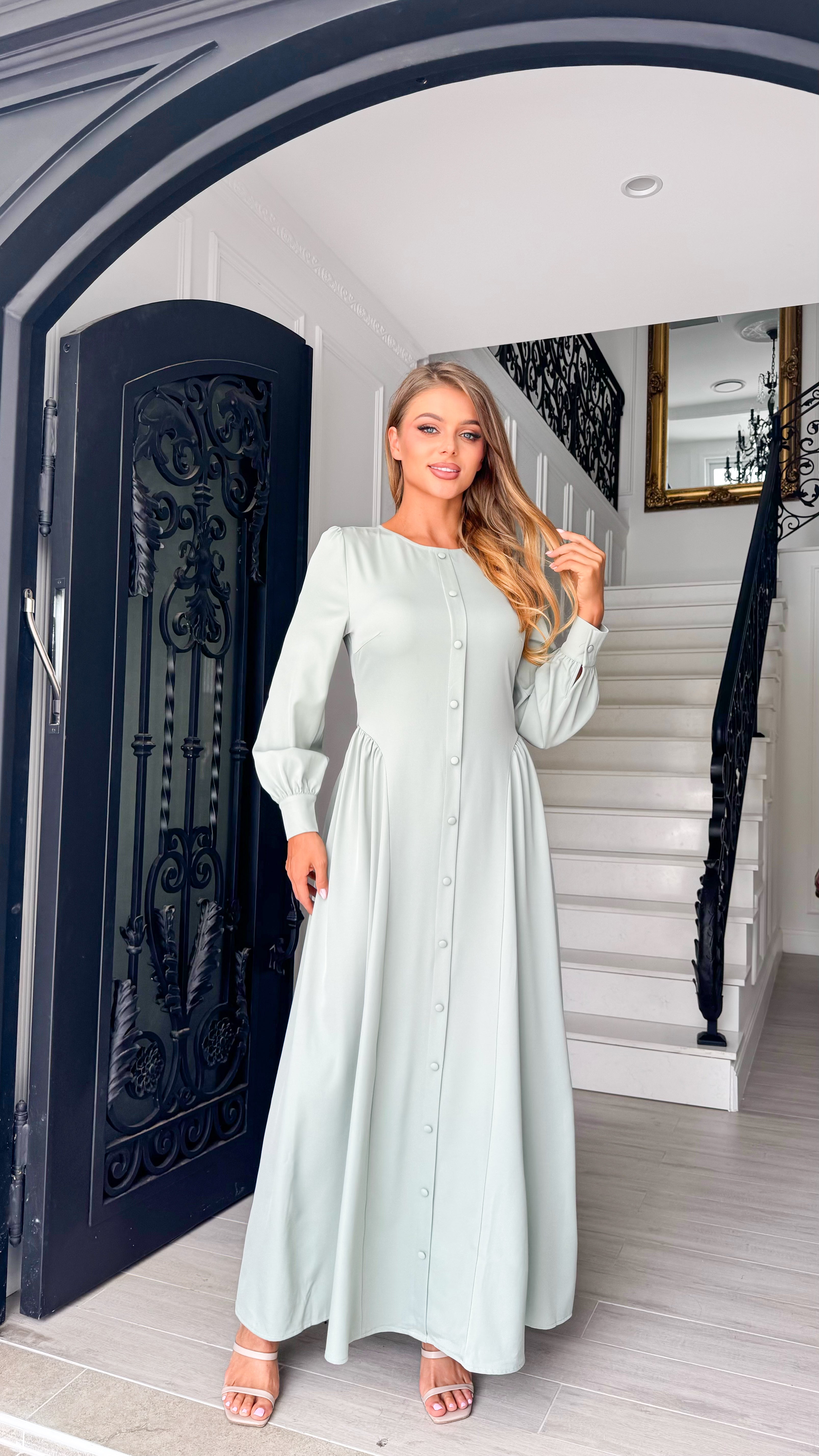 Nadirah babydoll maxi