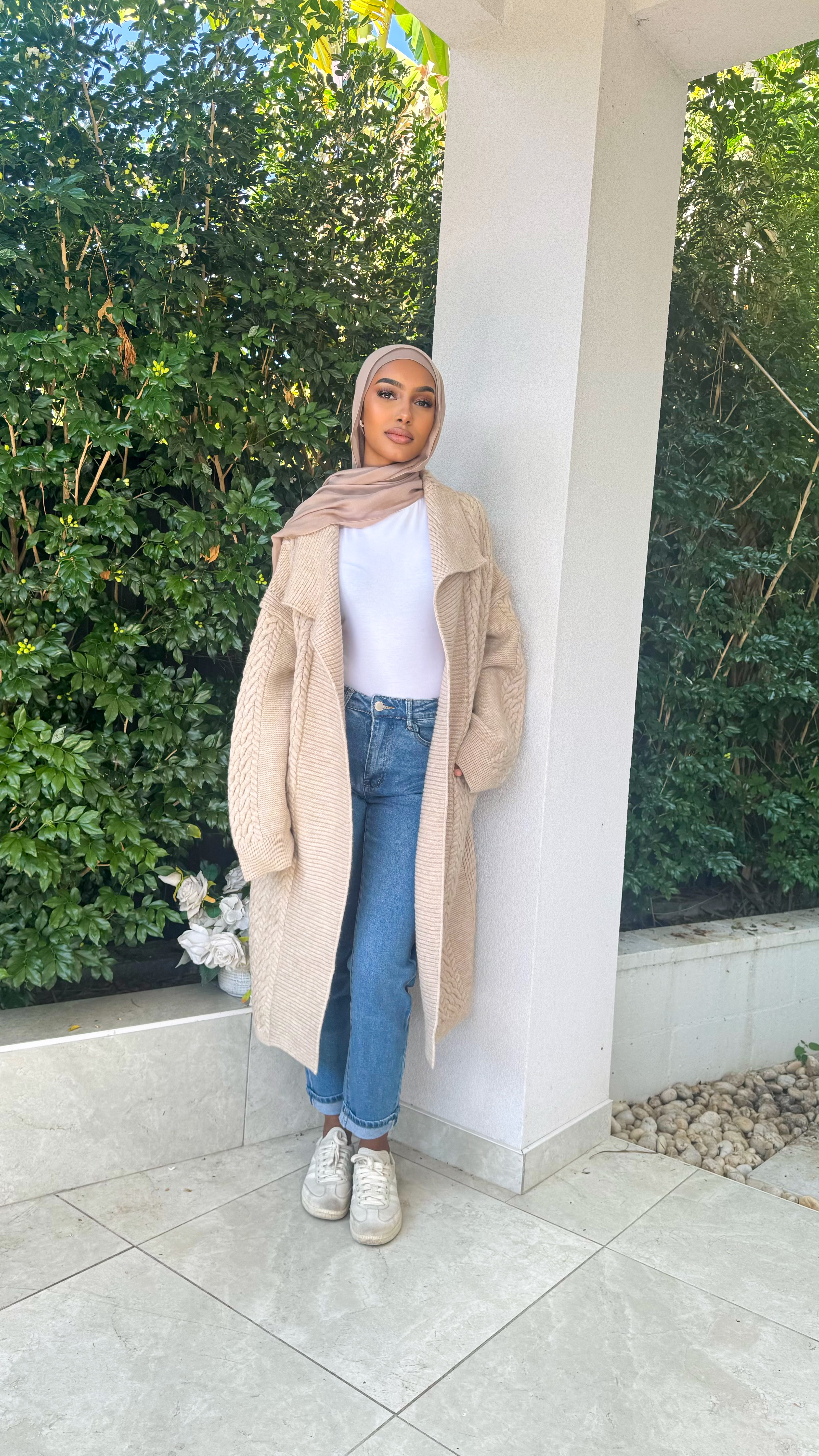 Pattern Knit Cardigan
