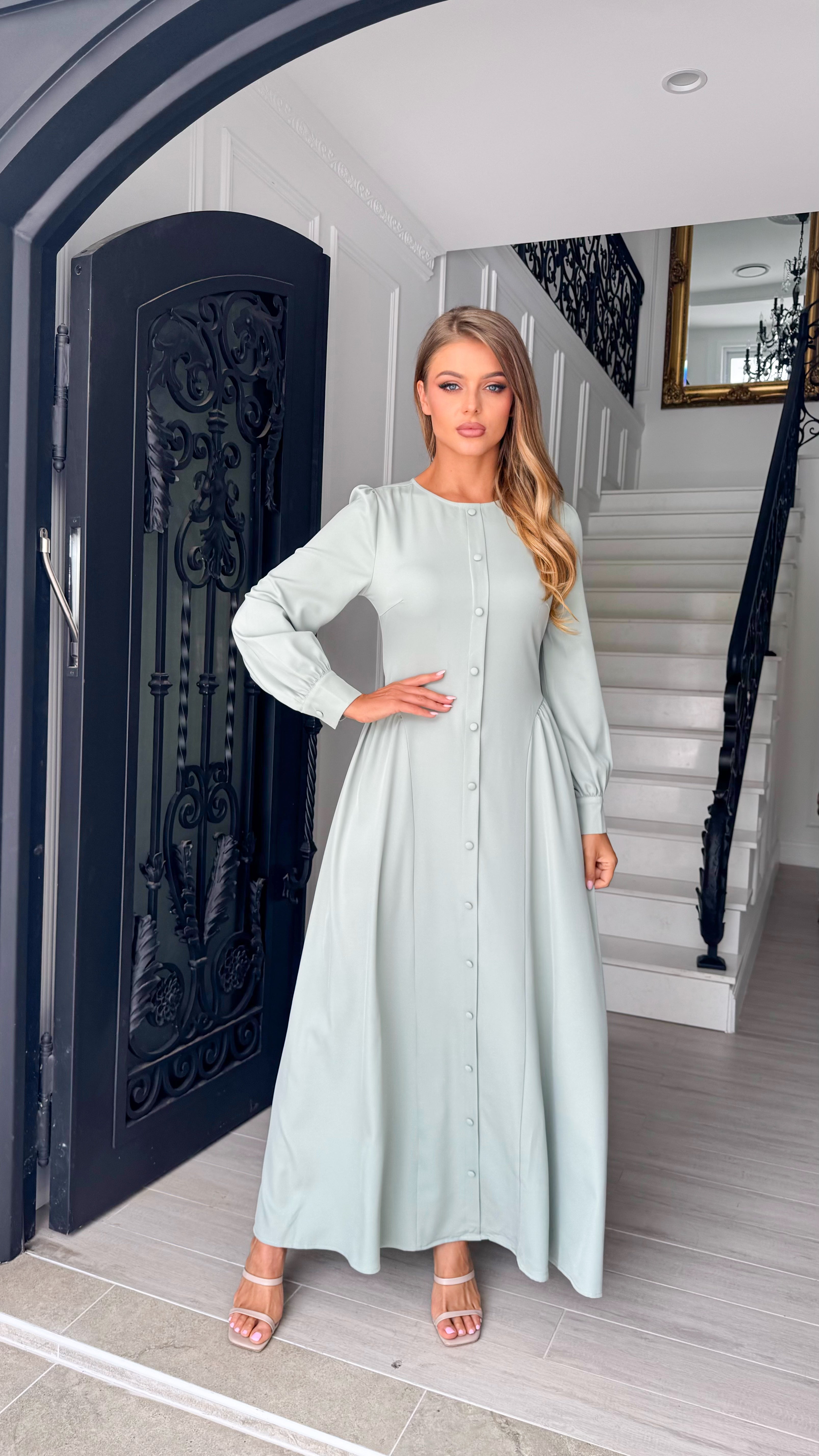 Nadirah babydoll maxi