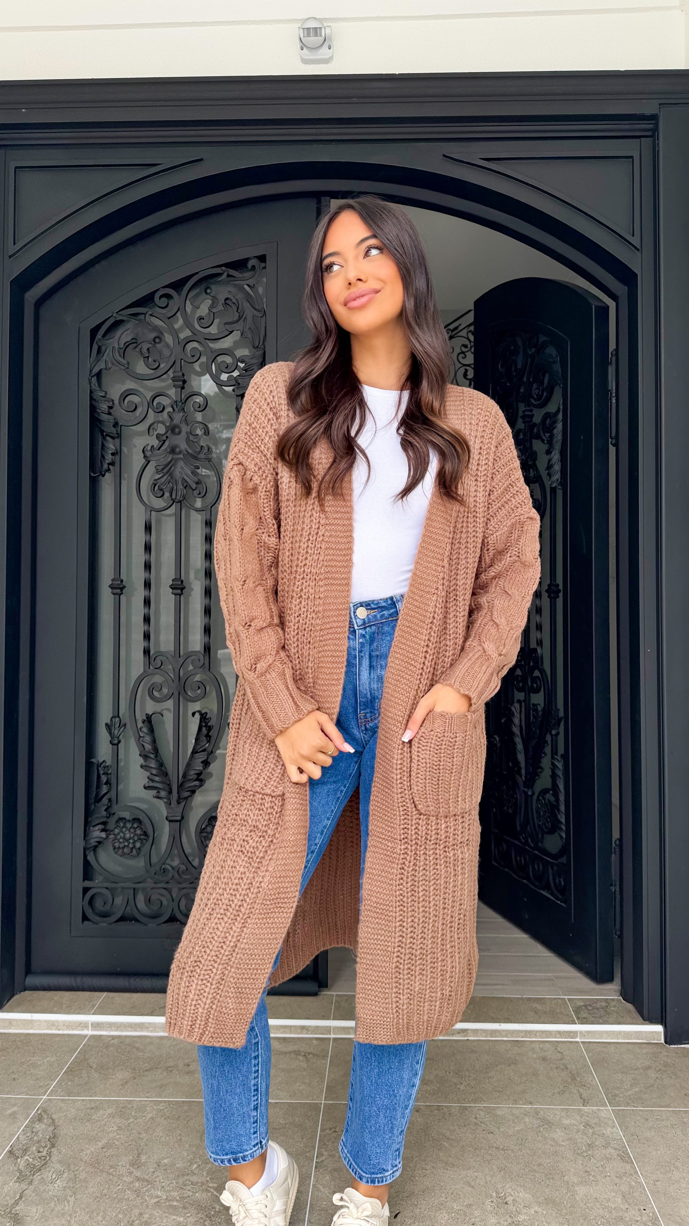 Cable knit Cardigan