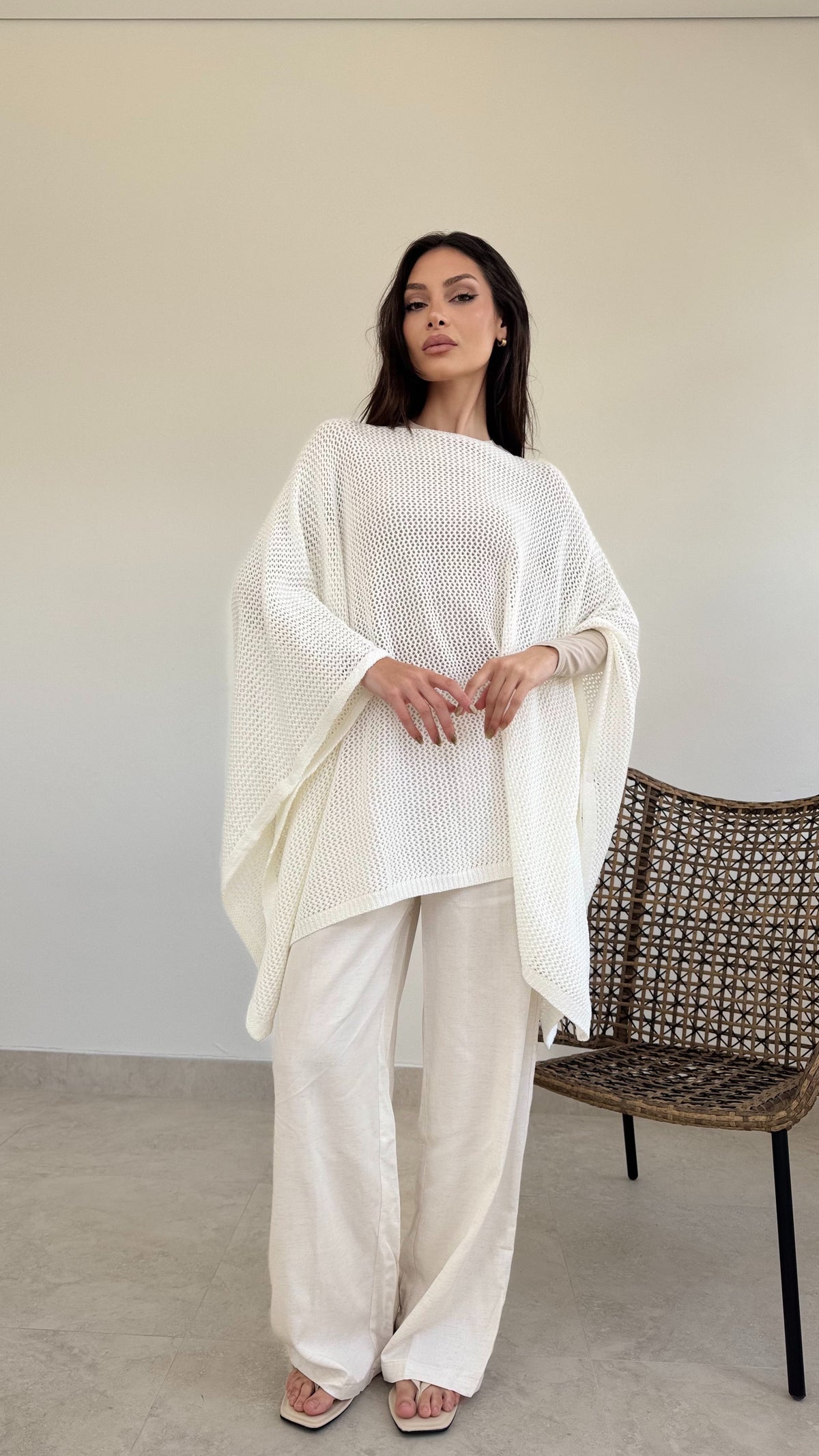 Crochet poncho
