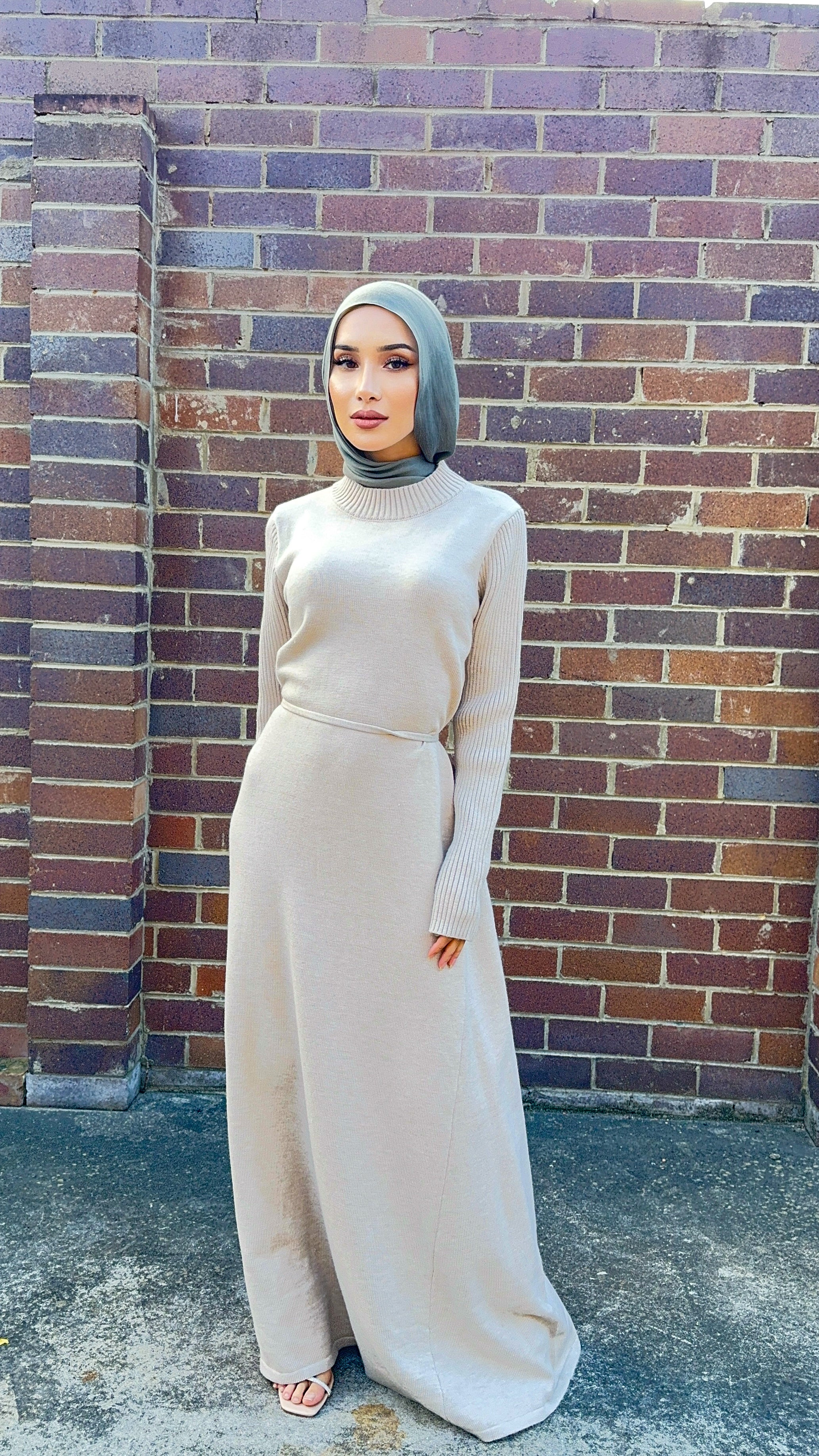 Flow on knit Maxi