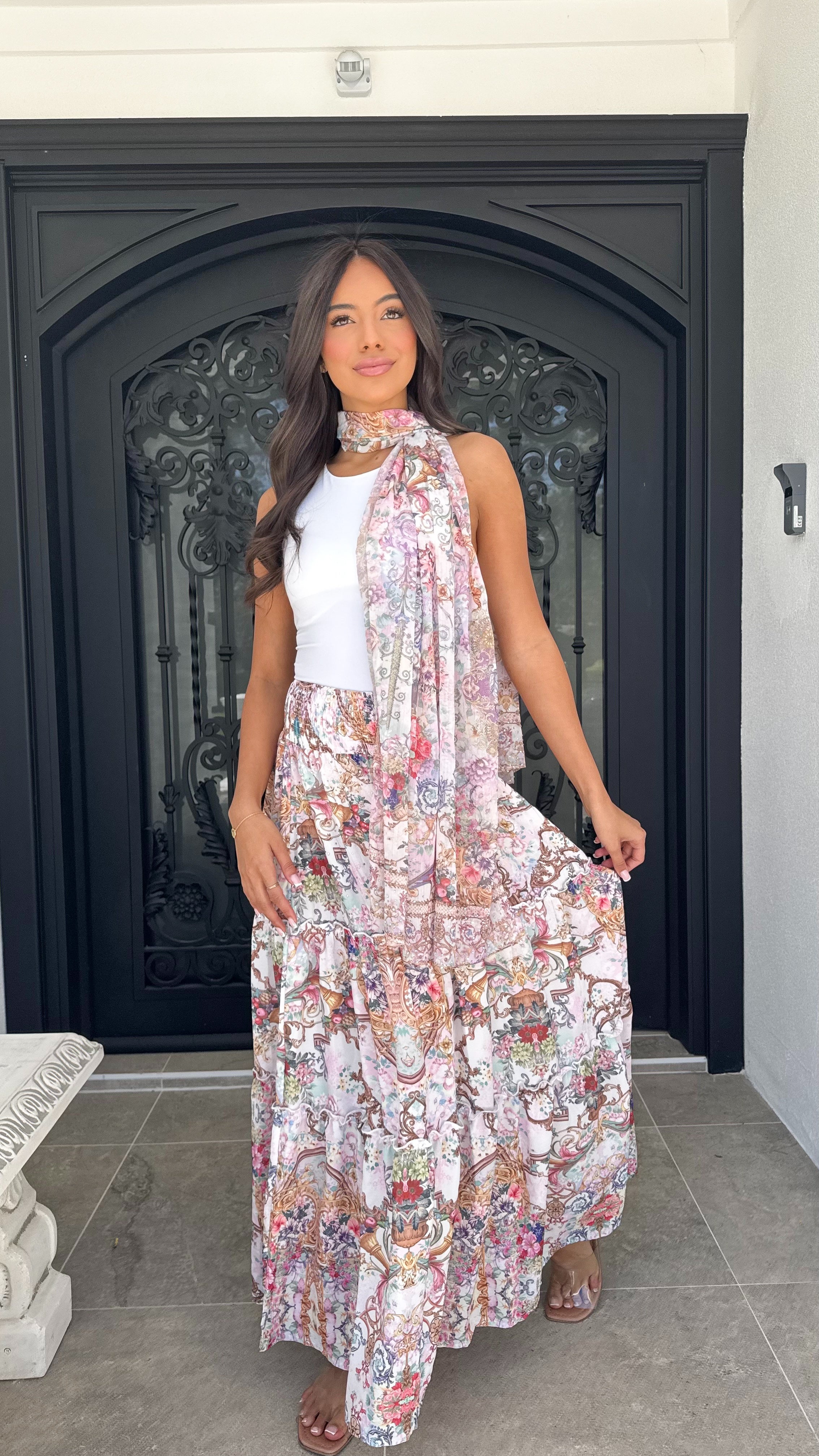 Fantasy pink Embellished skirt